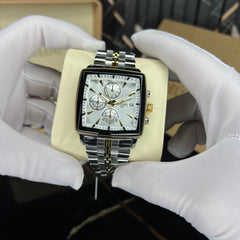 squareline chrono(silver gold)