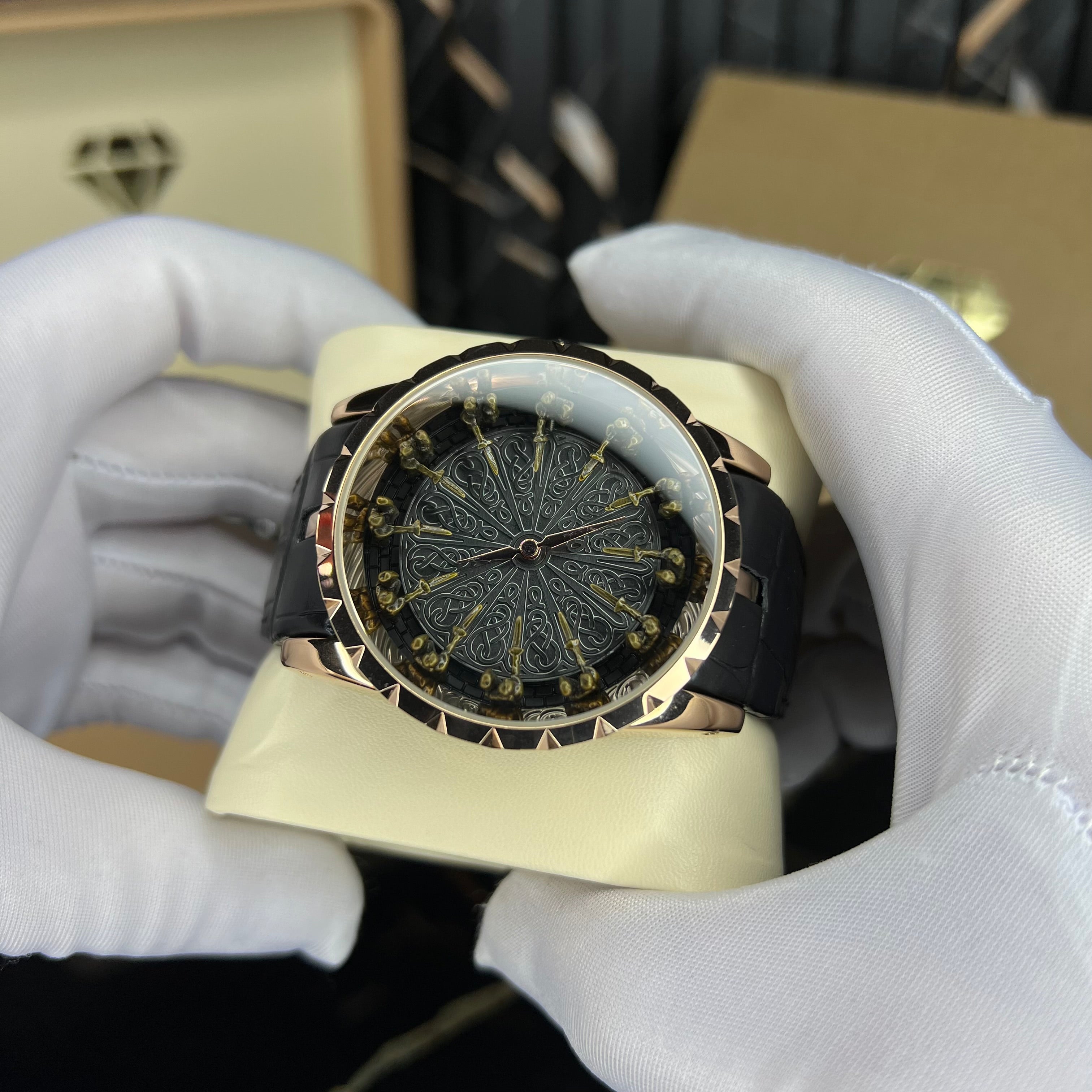 knights(rosegold black)