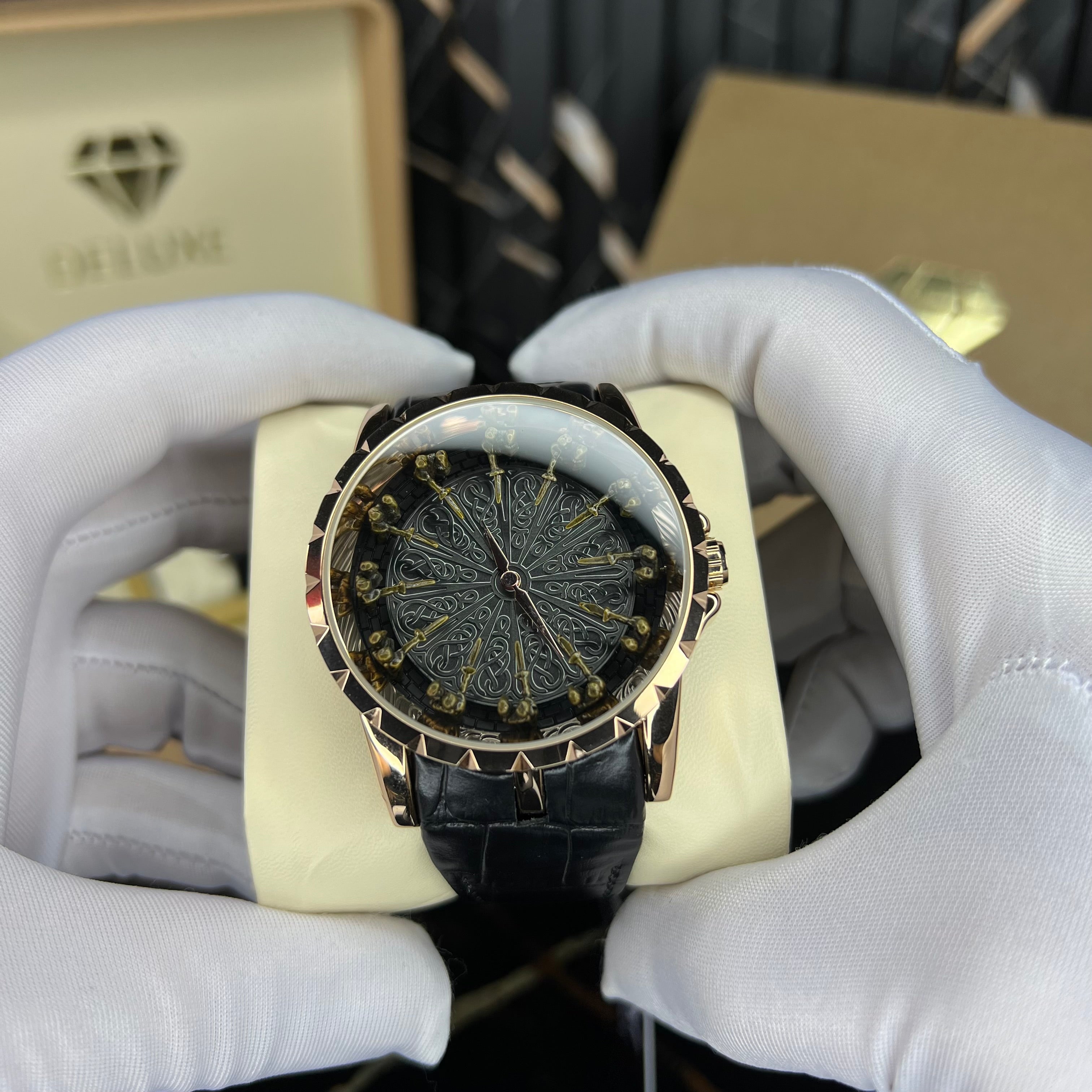 knights(rosegold black)