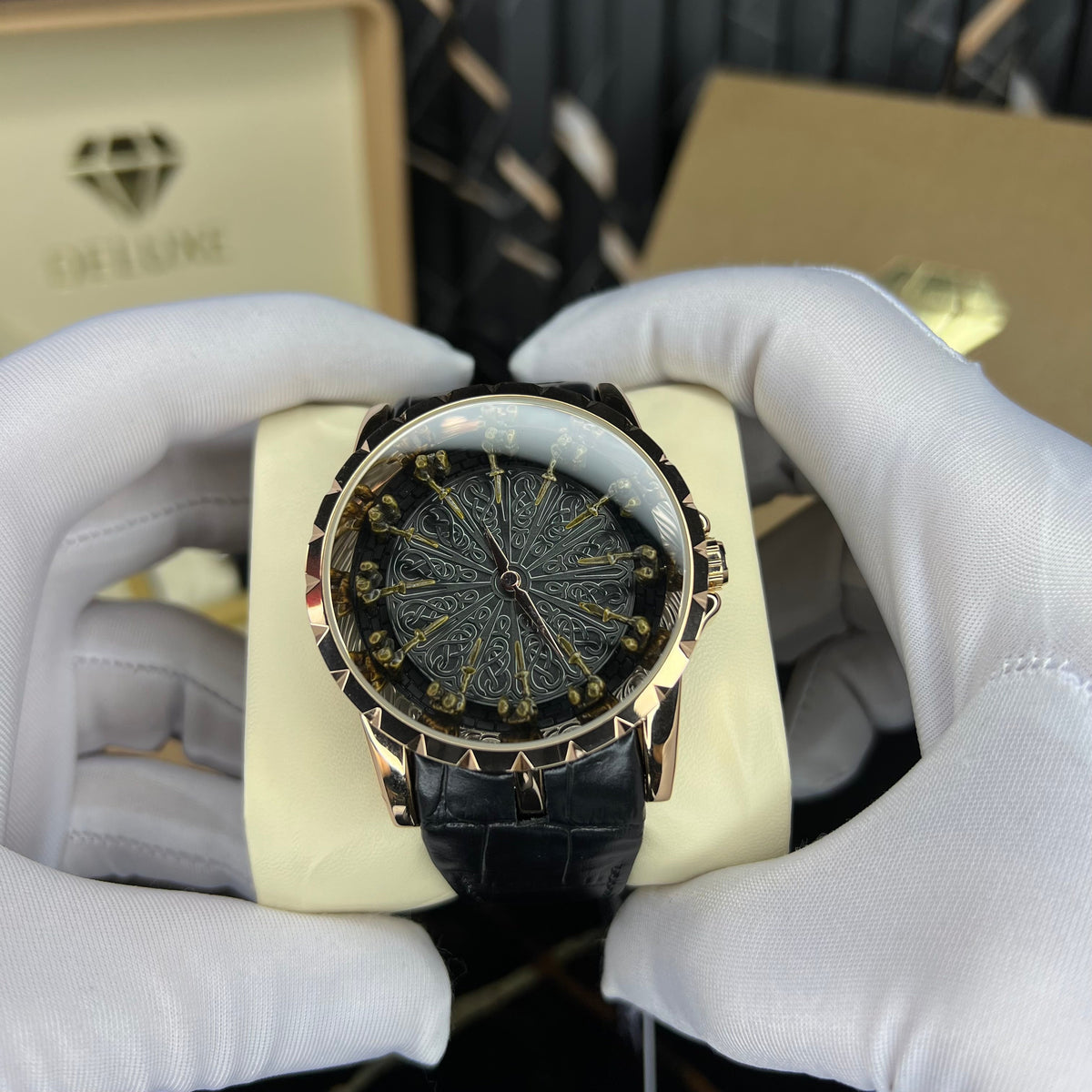 knights(rosegold black)