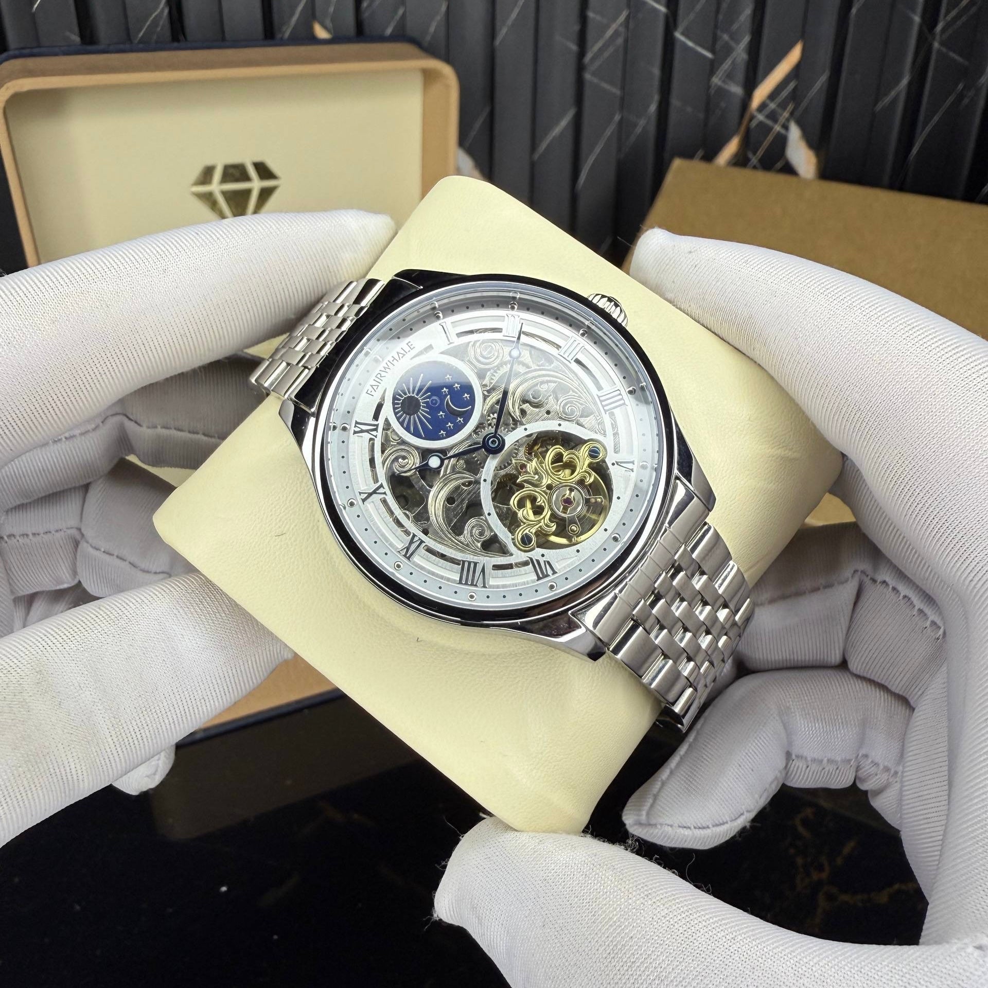 Heritage moonphase(silver)