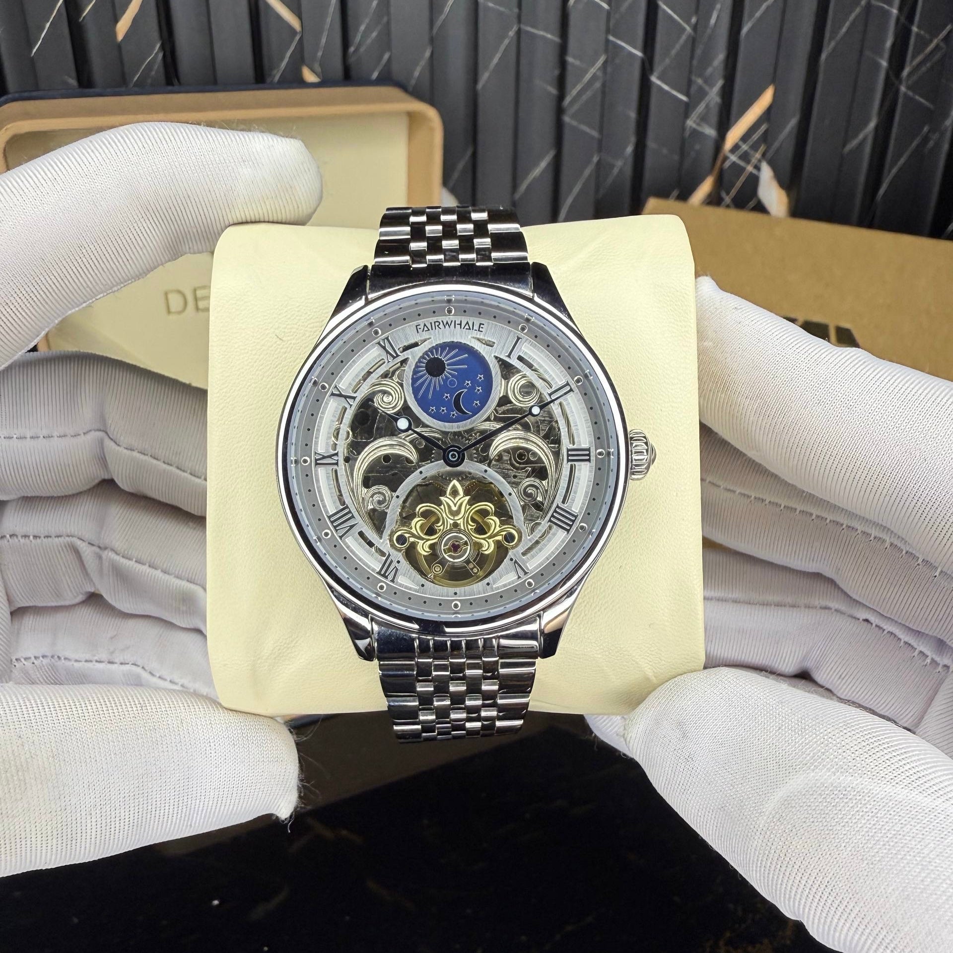 Heritage moonphase(silver)