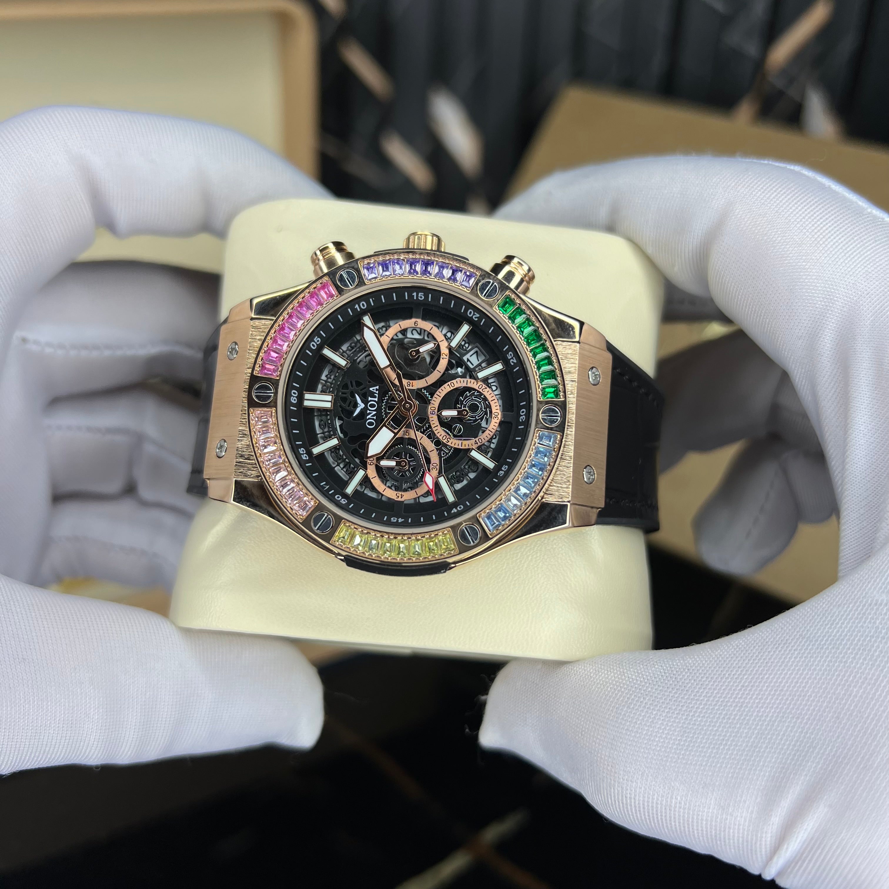gemstone (black rosegold)
