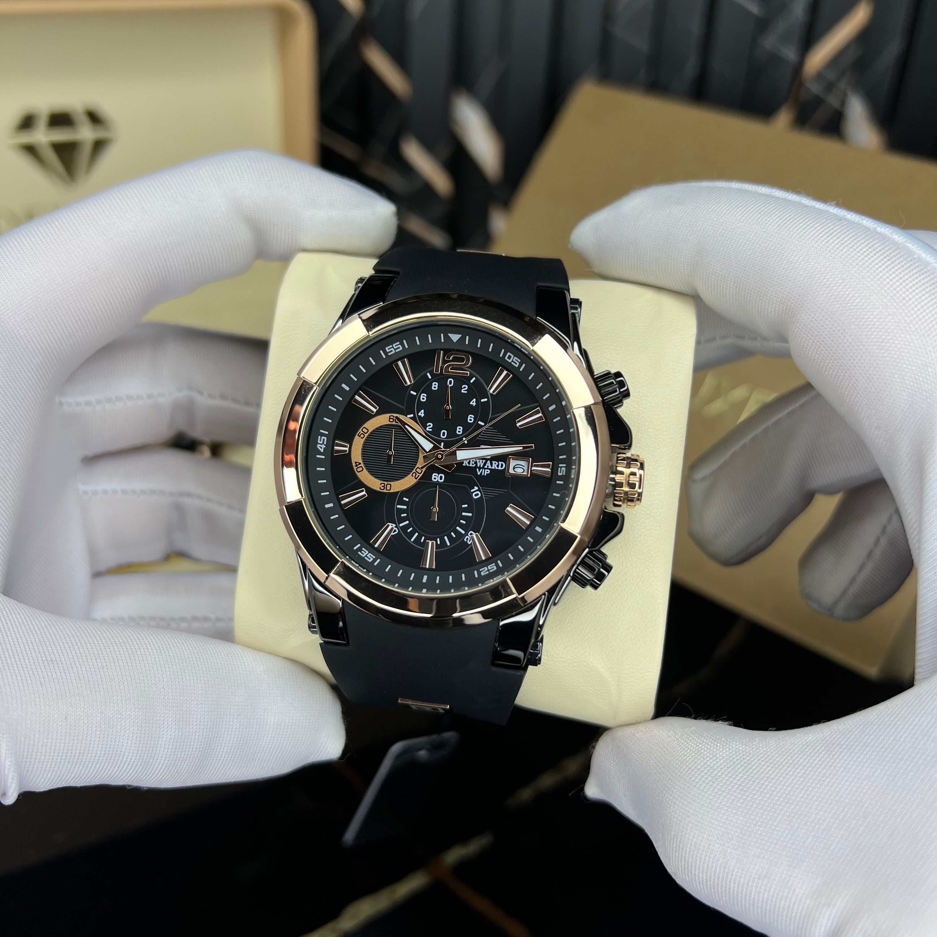 quadra(black rosegold)