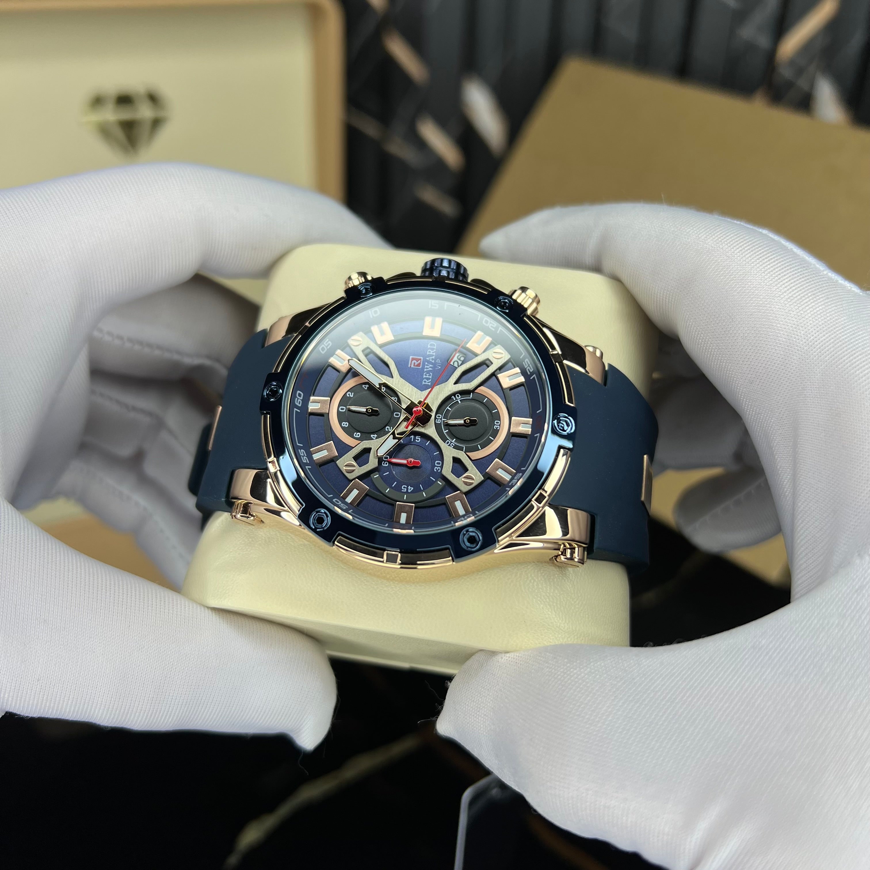 challenger(blue rosegold)