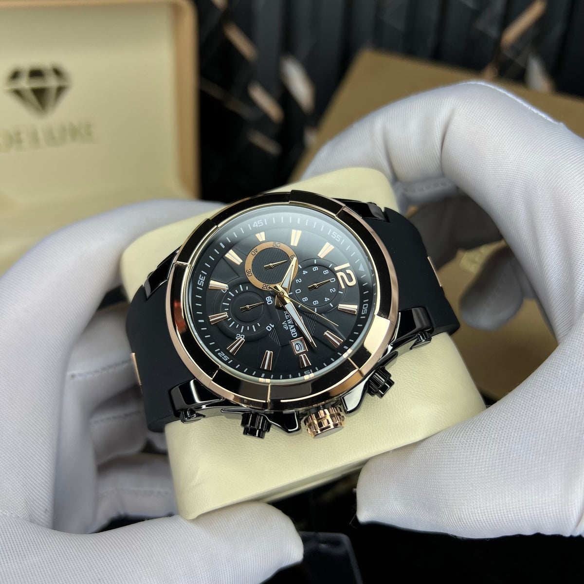 quadra(black rosegold)