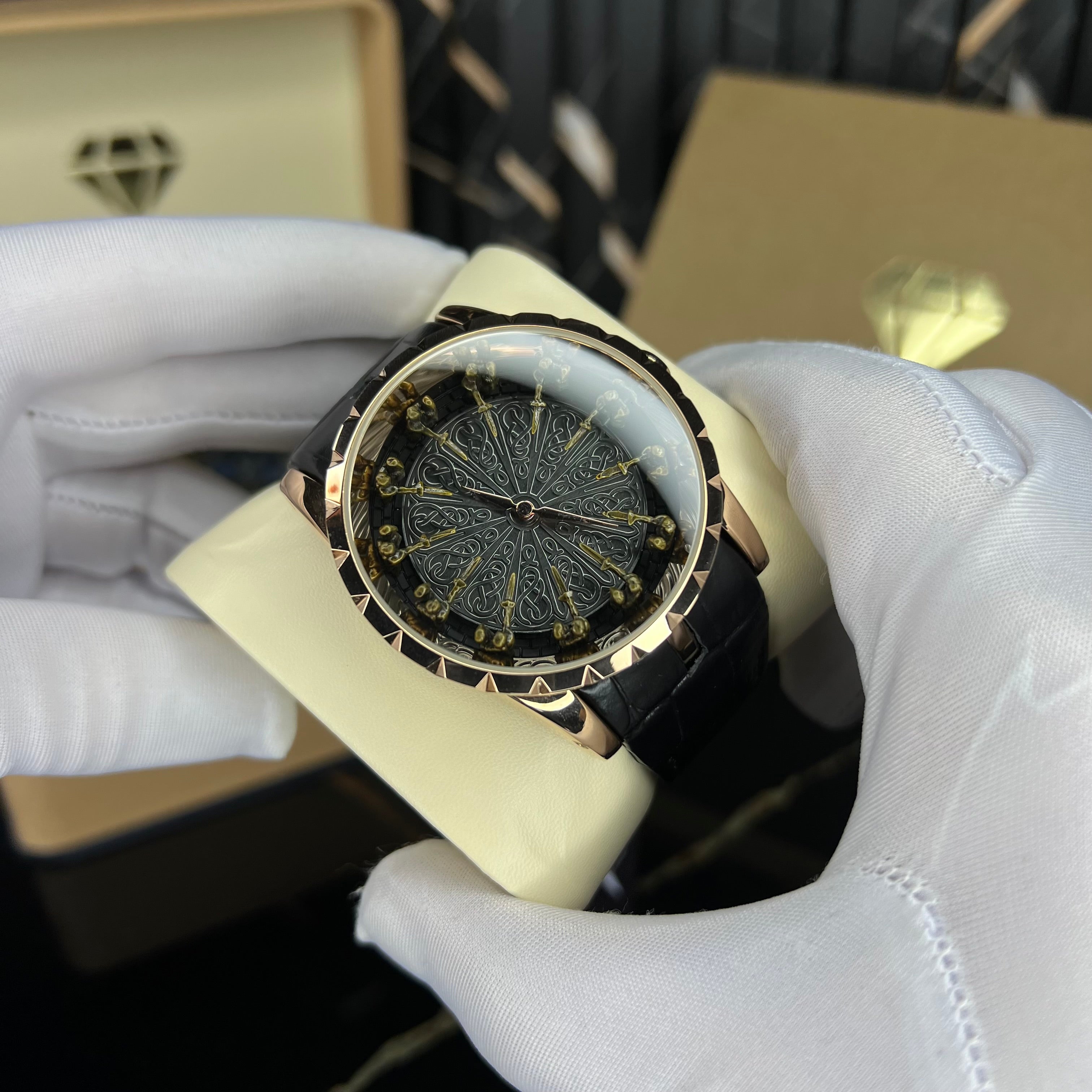 knights(rosegold black)