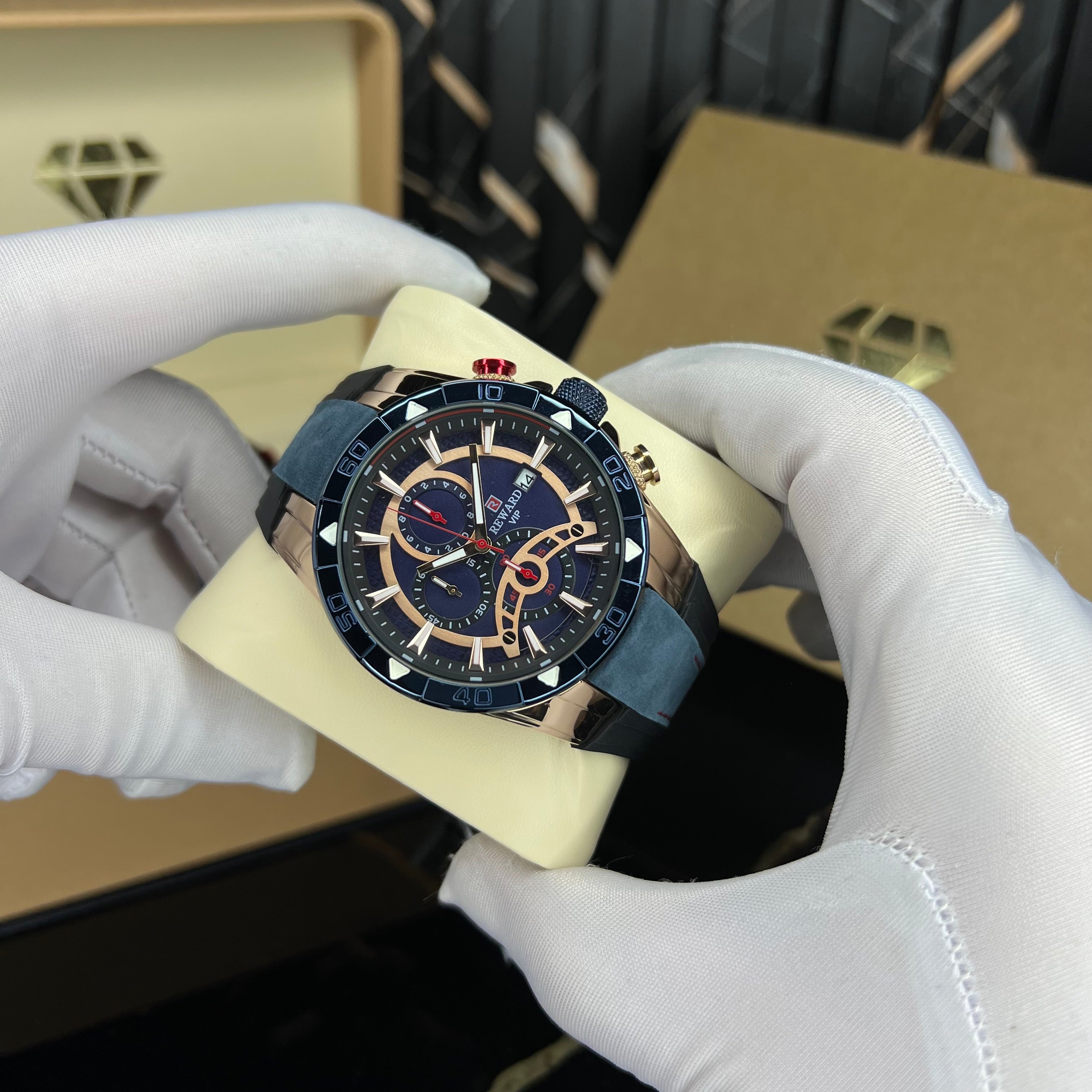 astrolabe(blue rosegold)