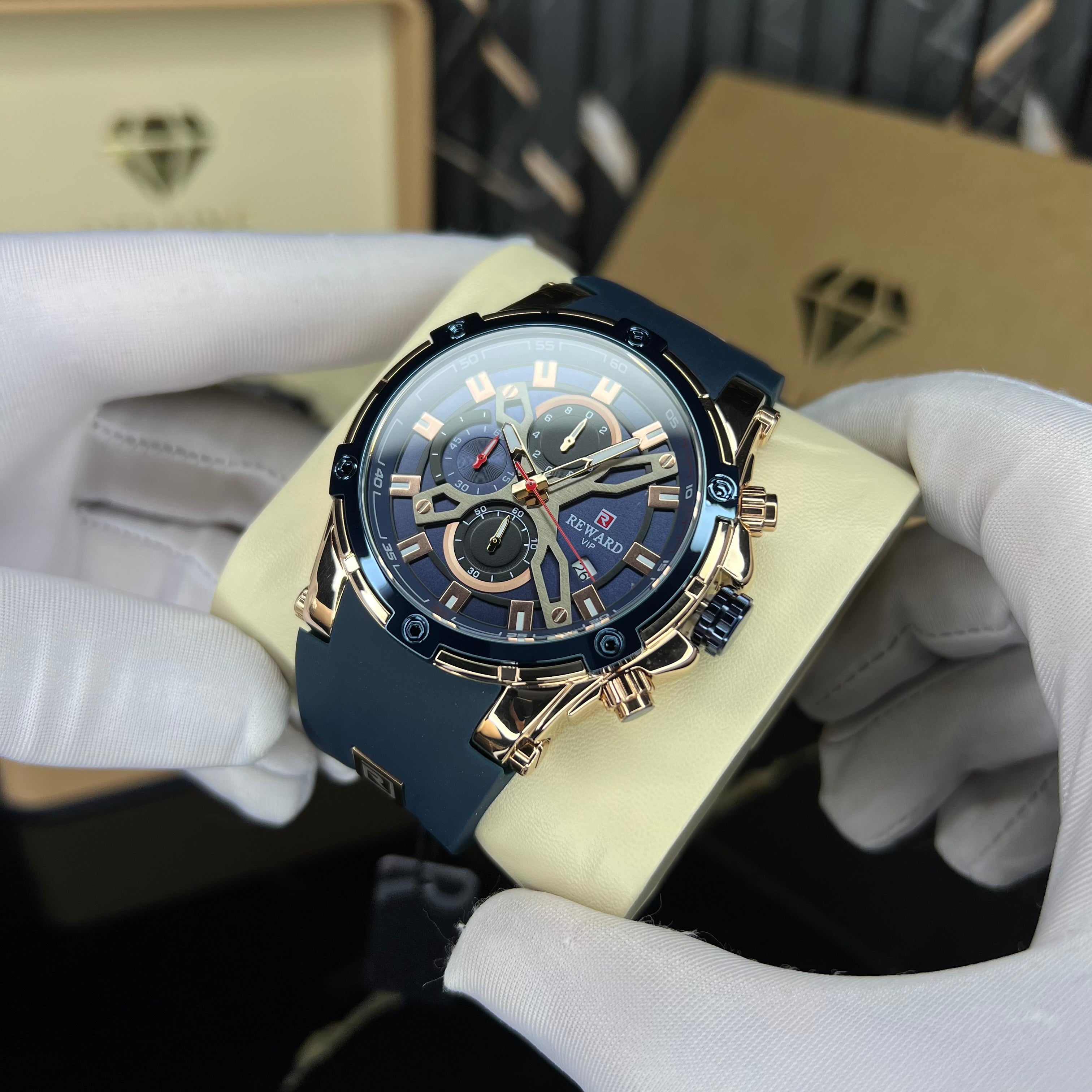 challenger(blue rosegold)