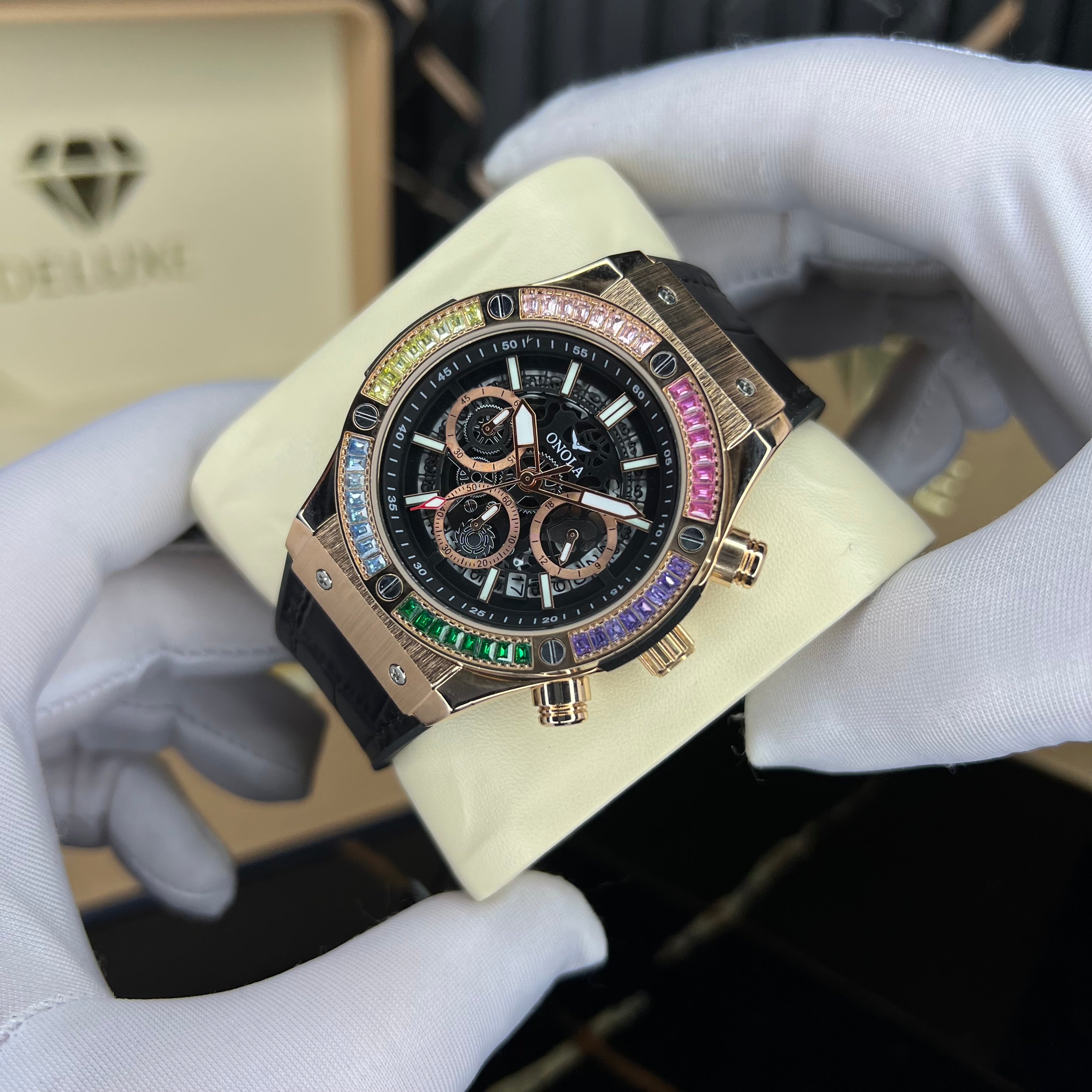 gemstone (black rosegold)