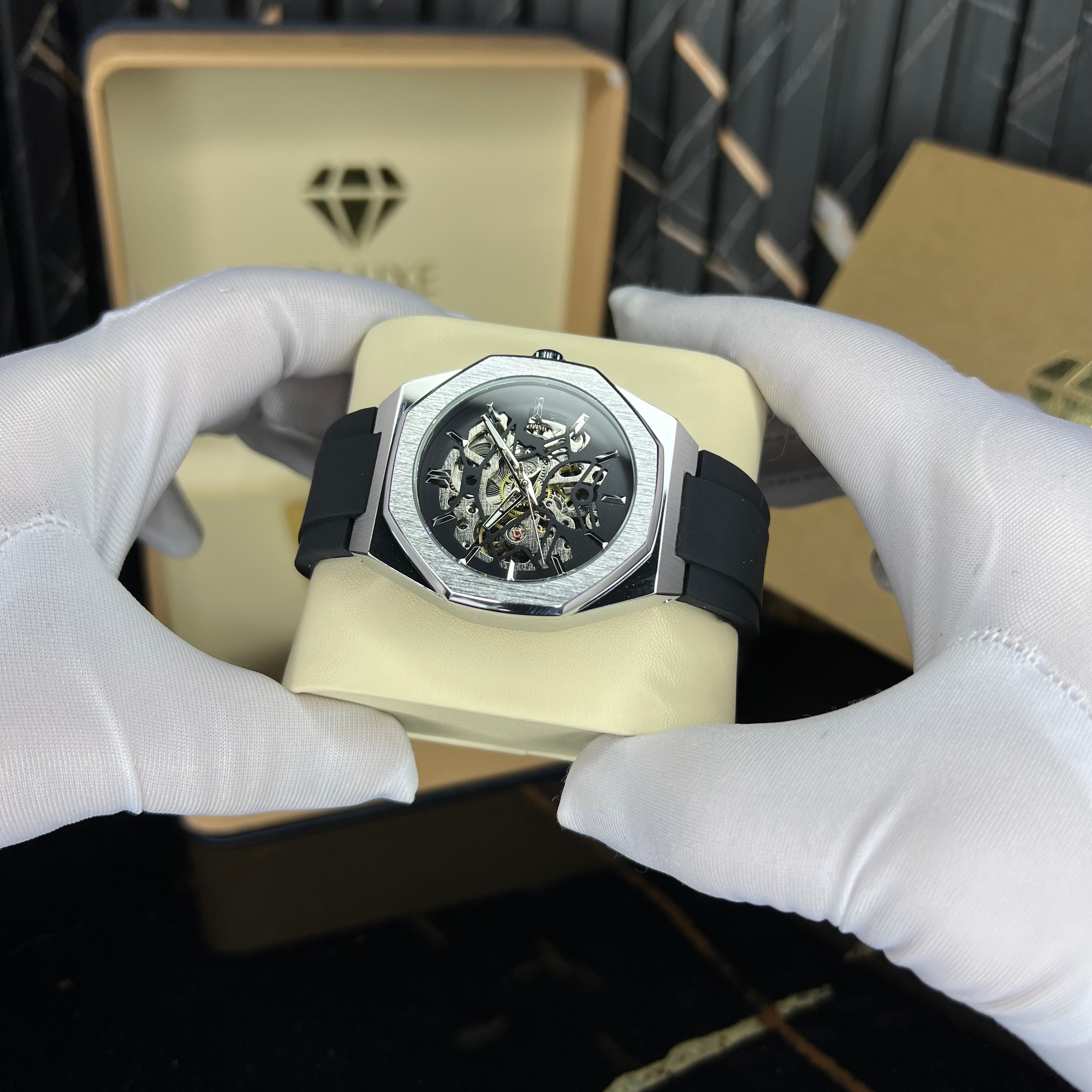 alertzy rubber(black silver)