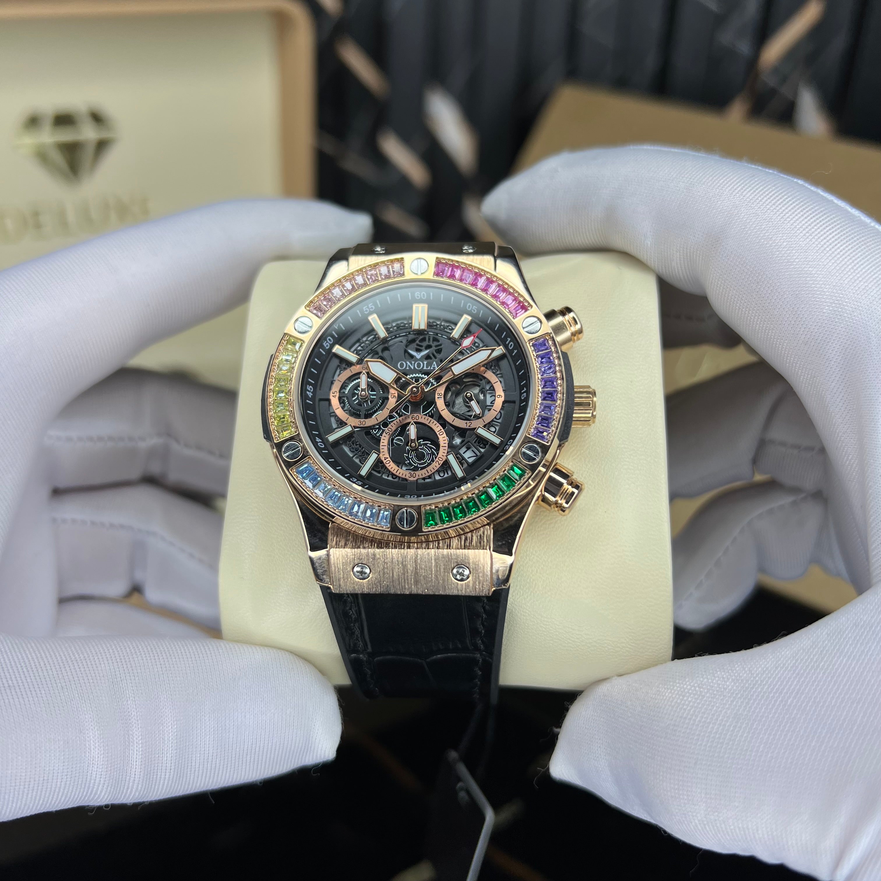 gemstone (black rosegold)