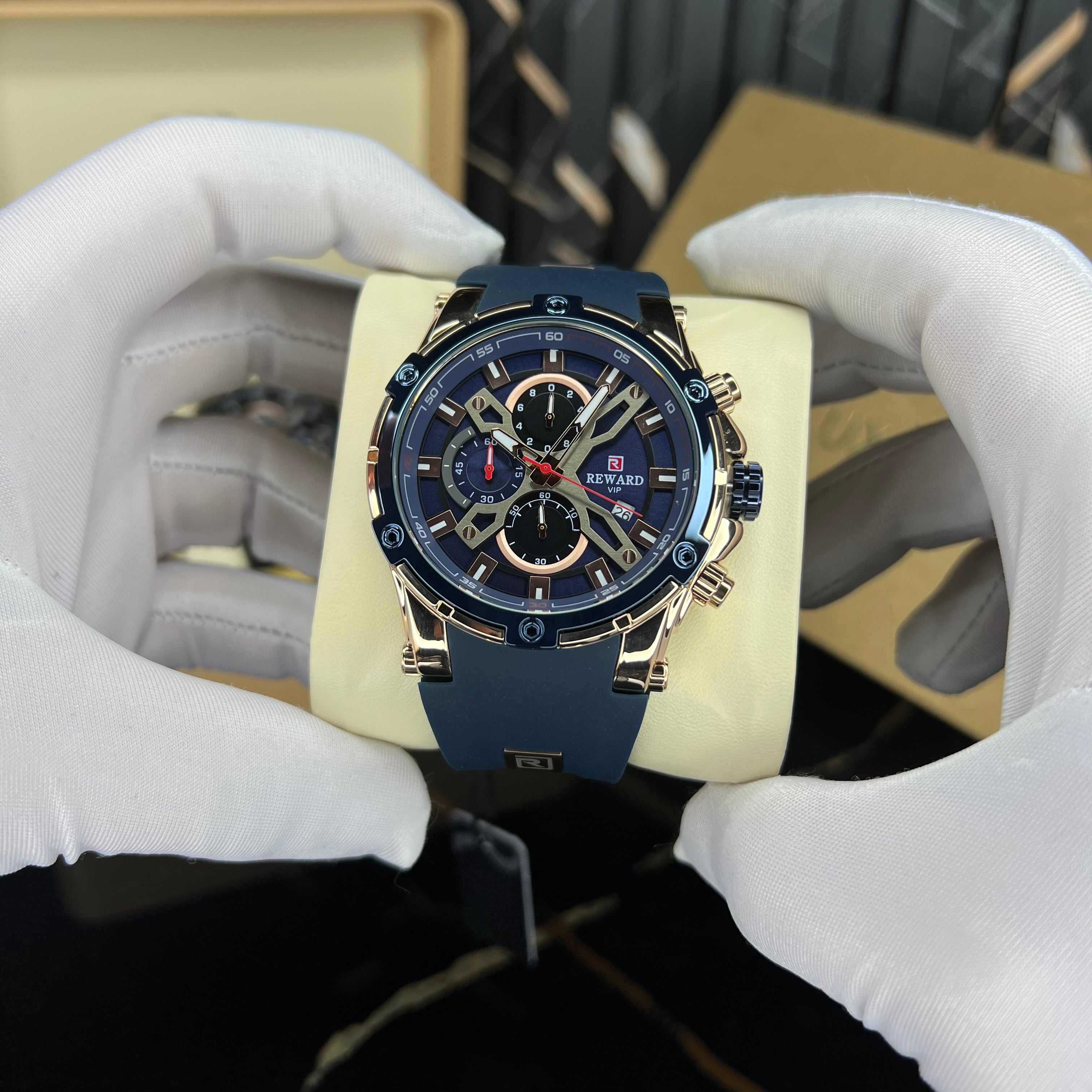 challenger(blue rosegold)