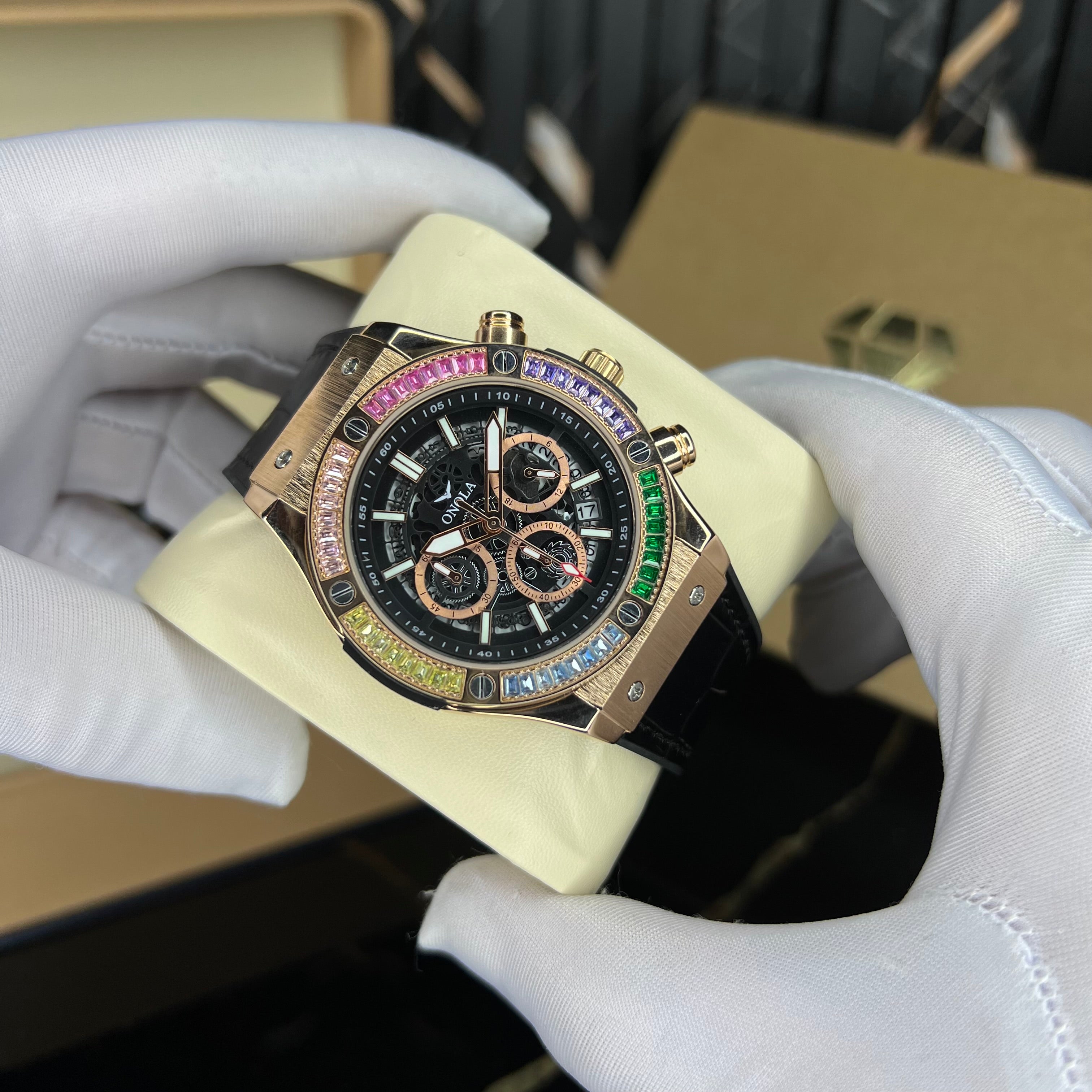 gemstone (black rosegold)