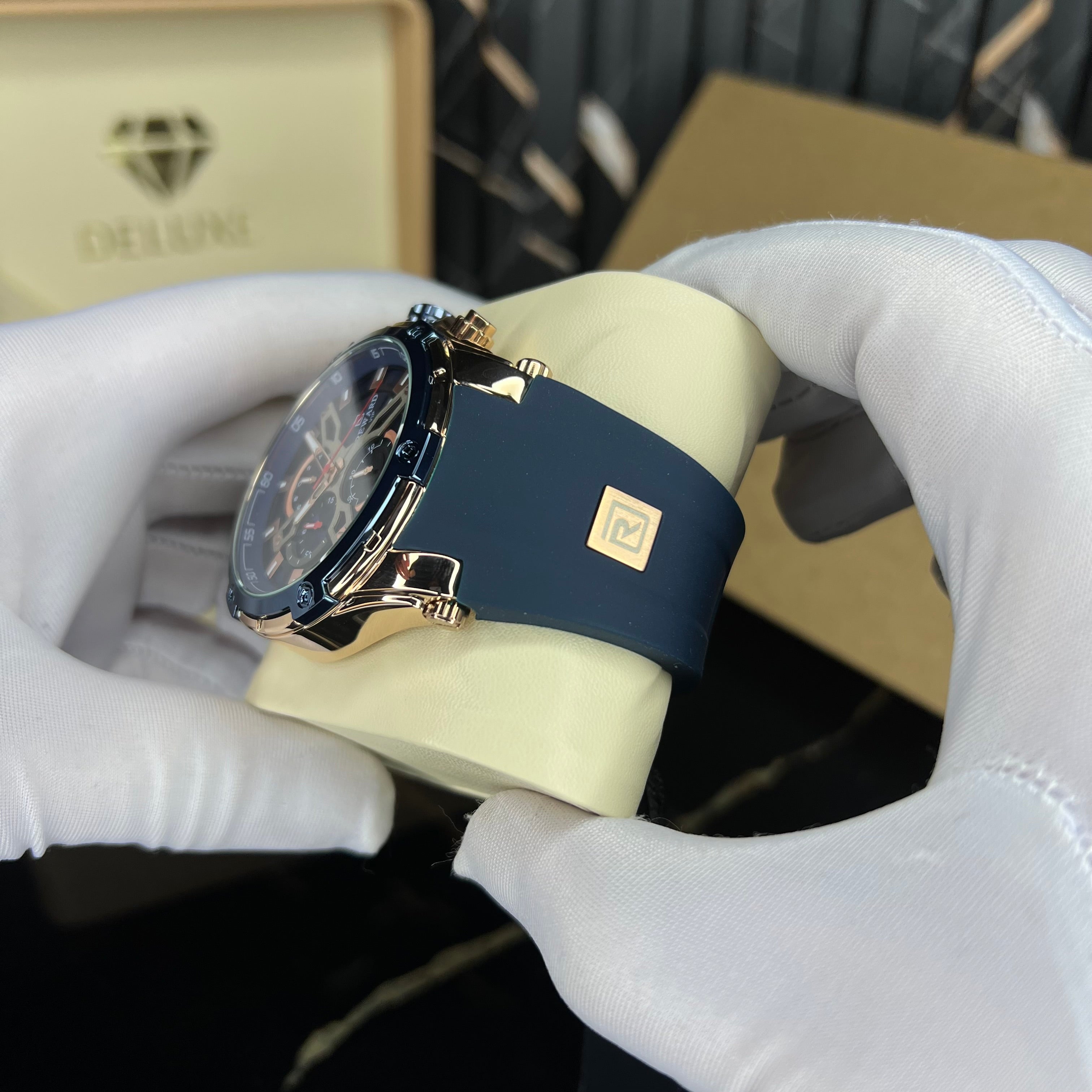 challenger(blue rosegold)