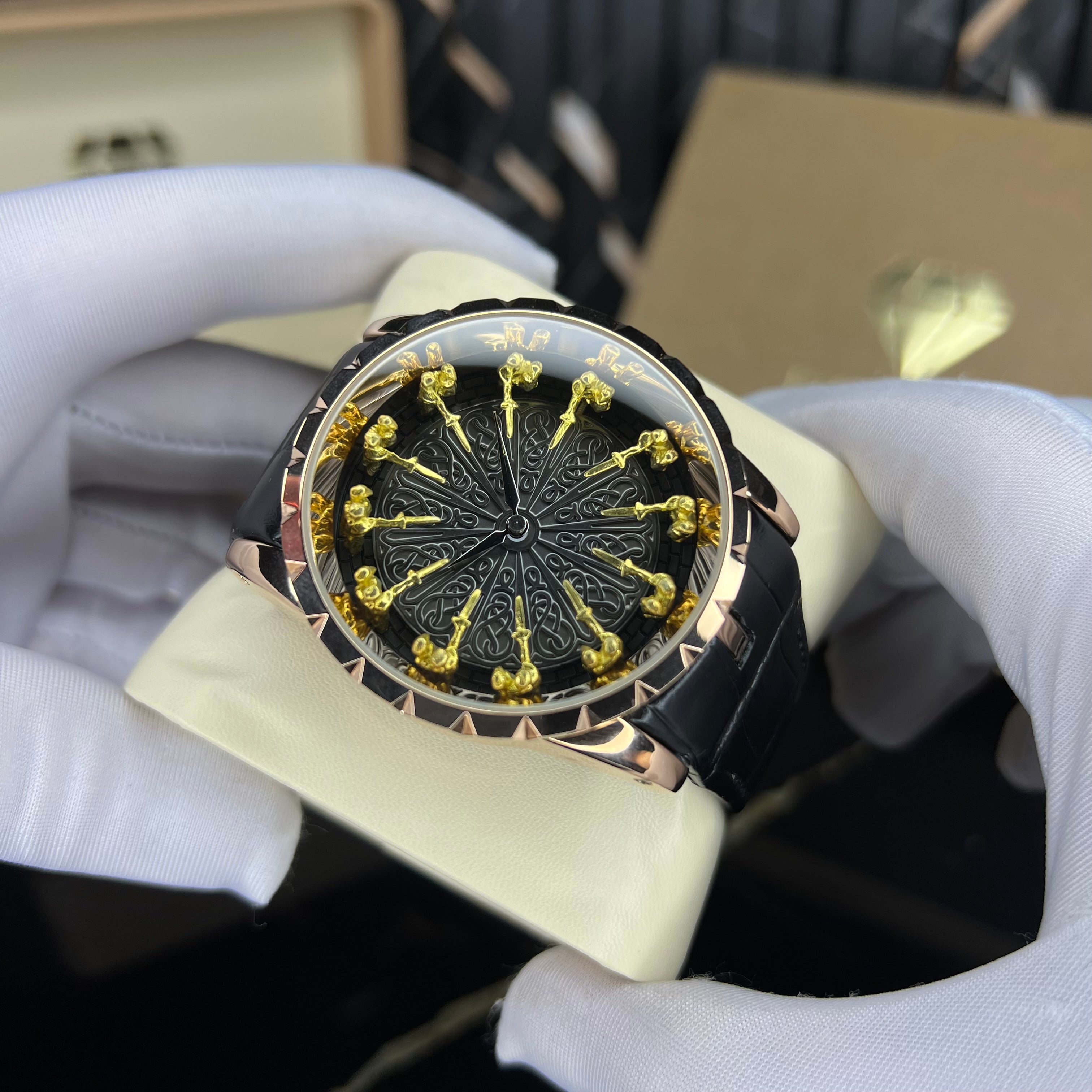 knights(rosegold gold)