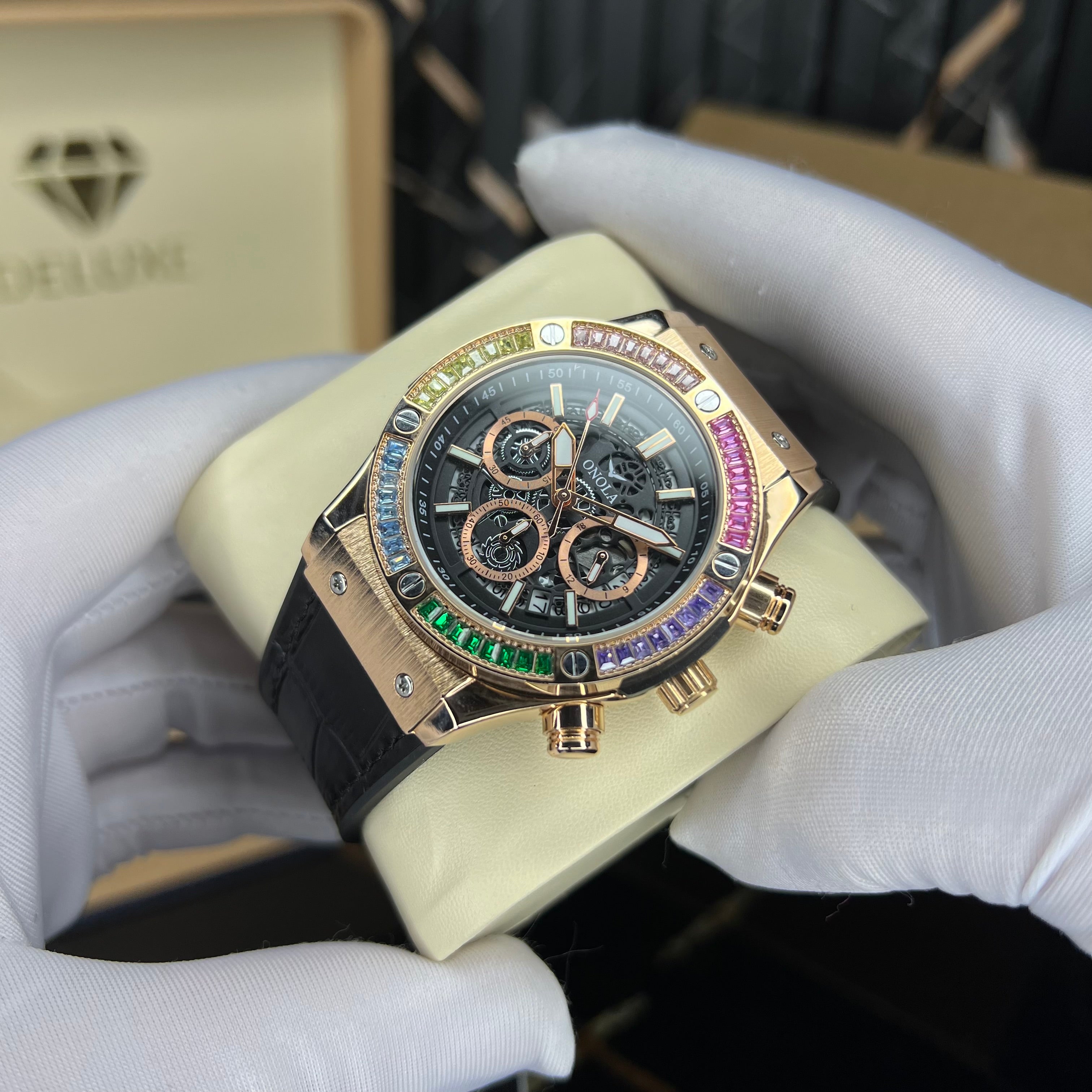 gemstone (black rosegold)