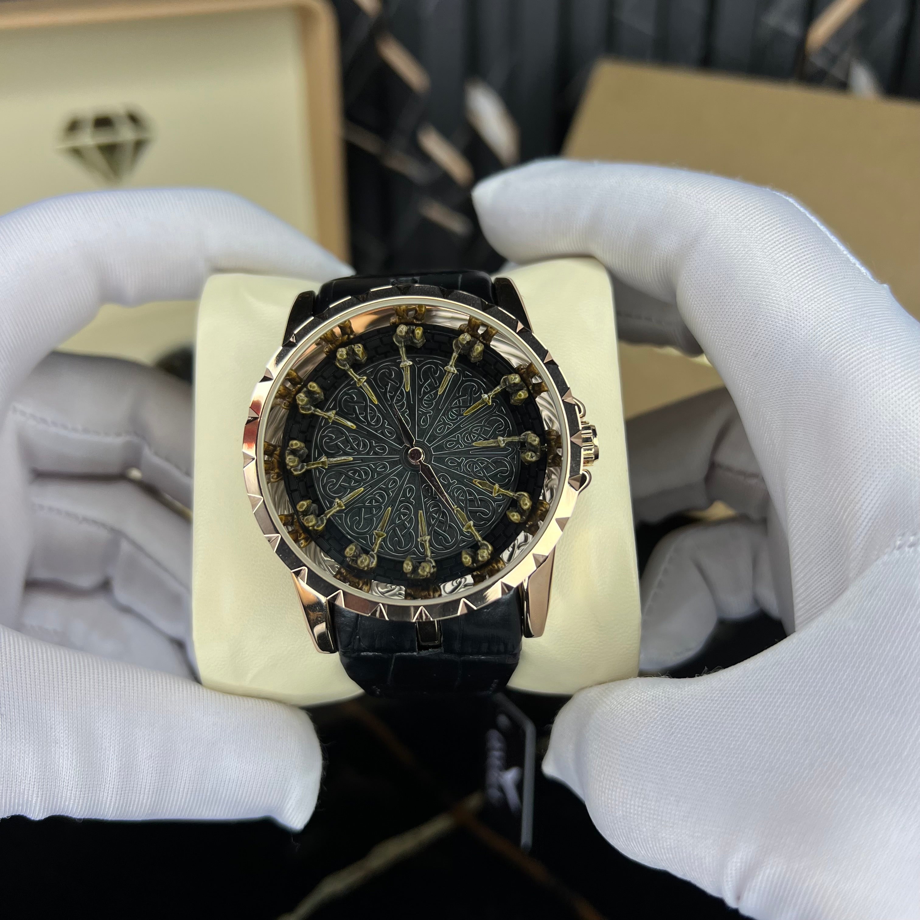 knights(rosegold black)