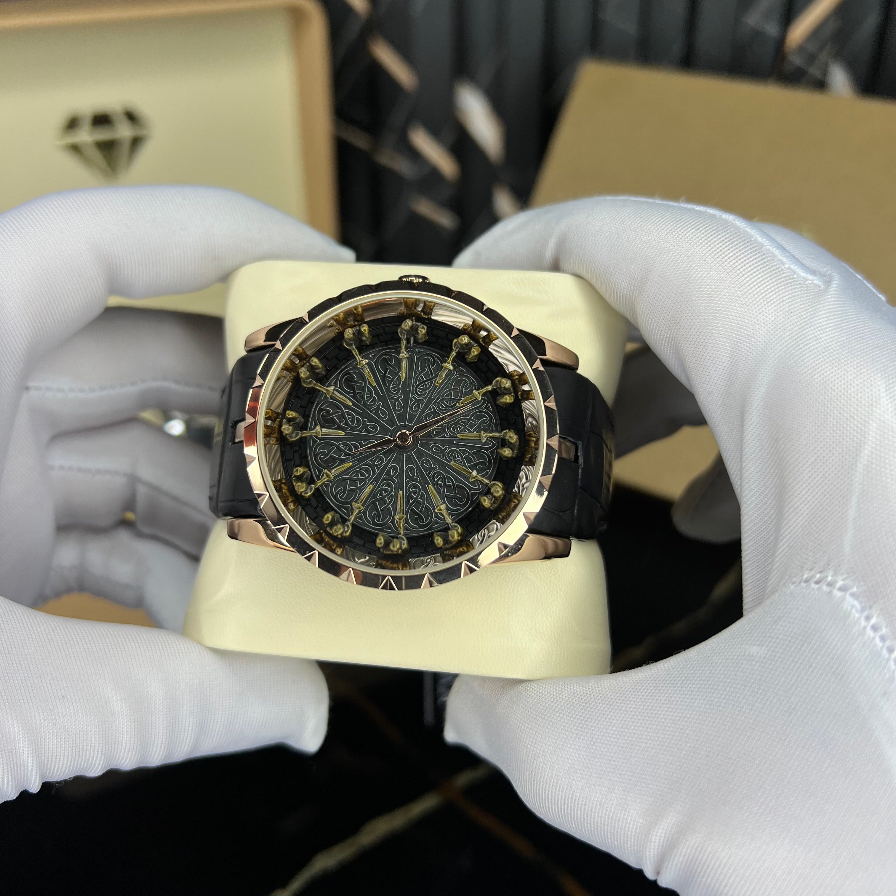 knights(rosegold black)