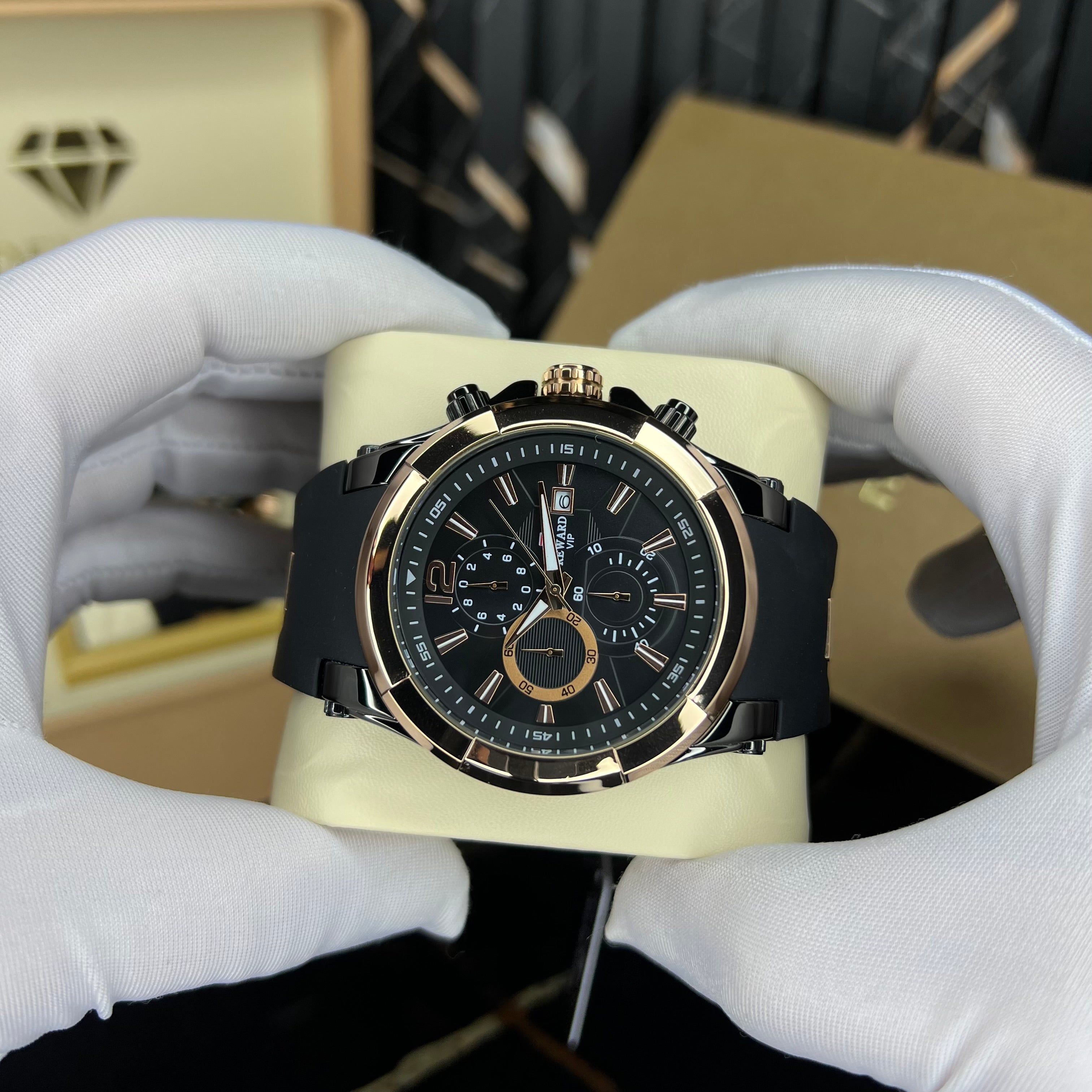 quadra(black rosegold)