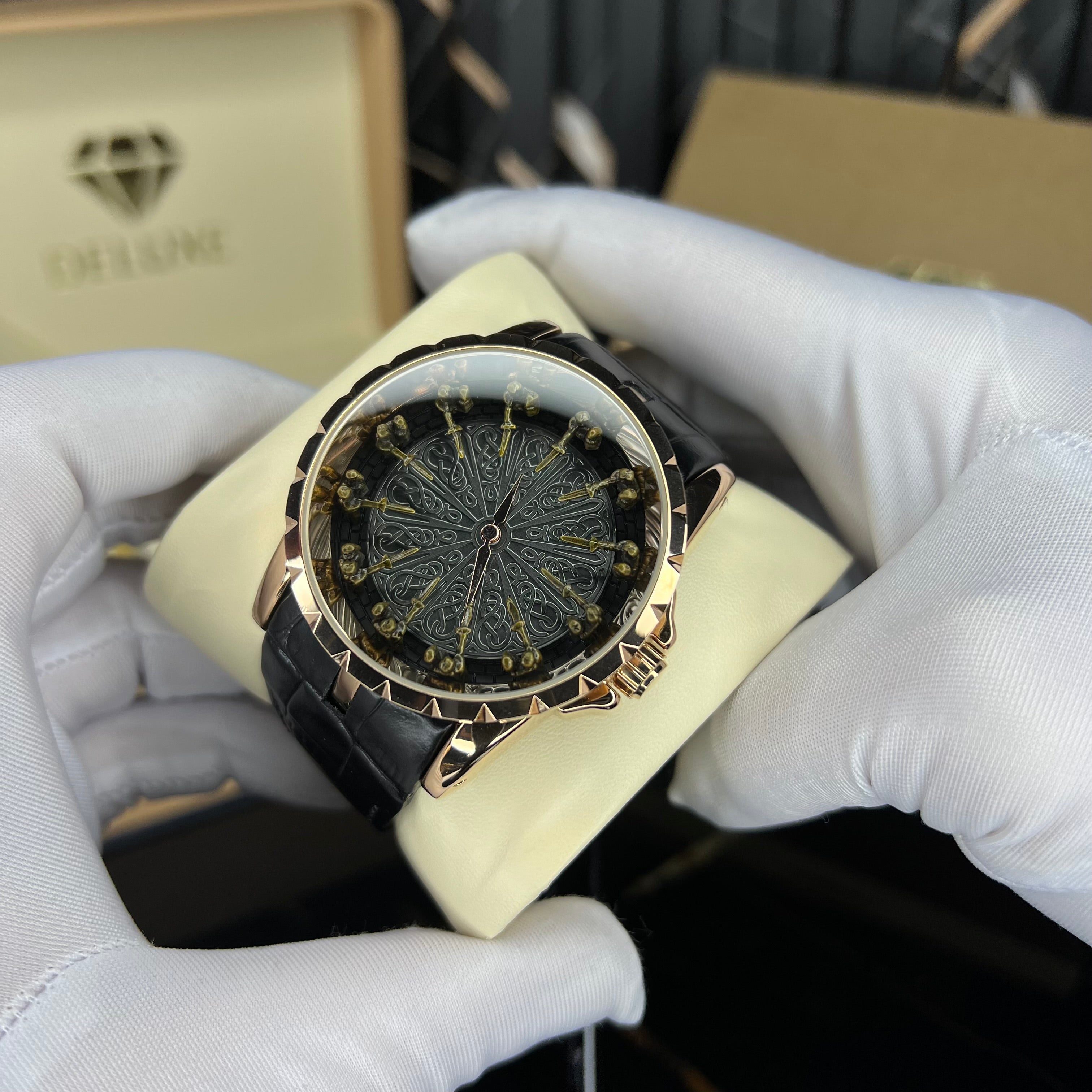 knights(rosegold black)
