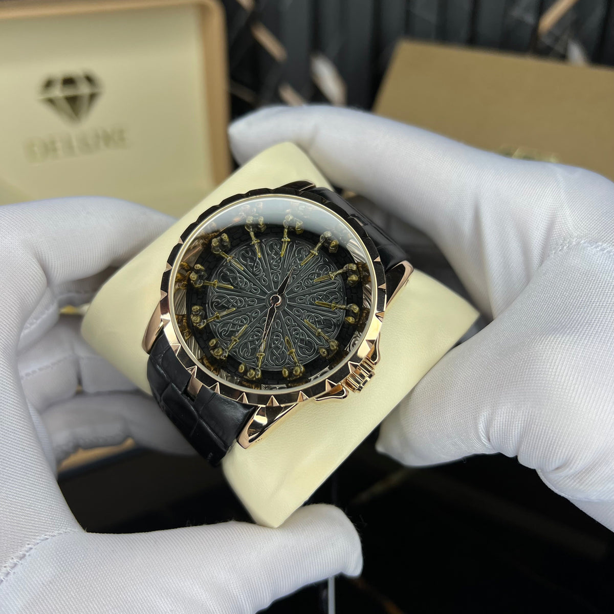 knights(rosegold black)