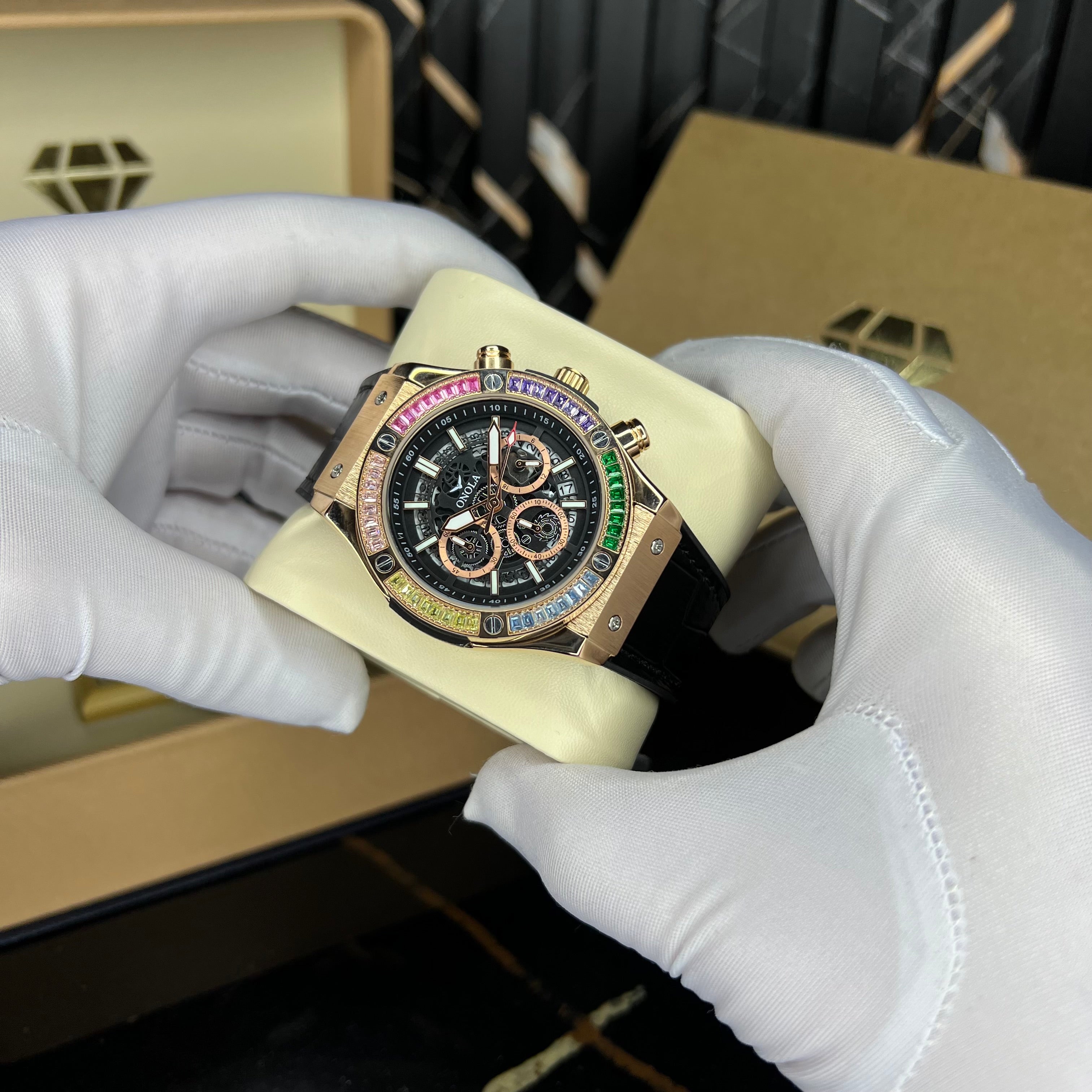 gemstone (black rosegold)
