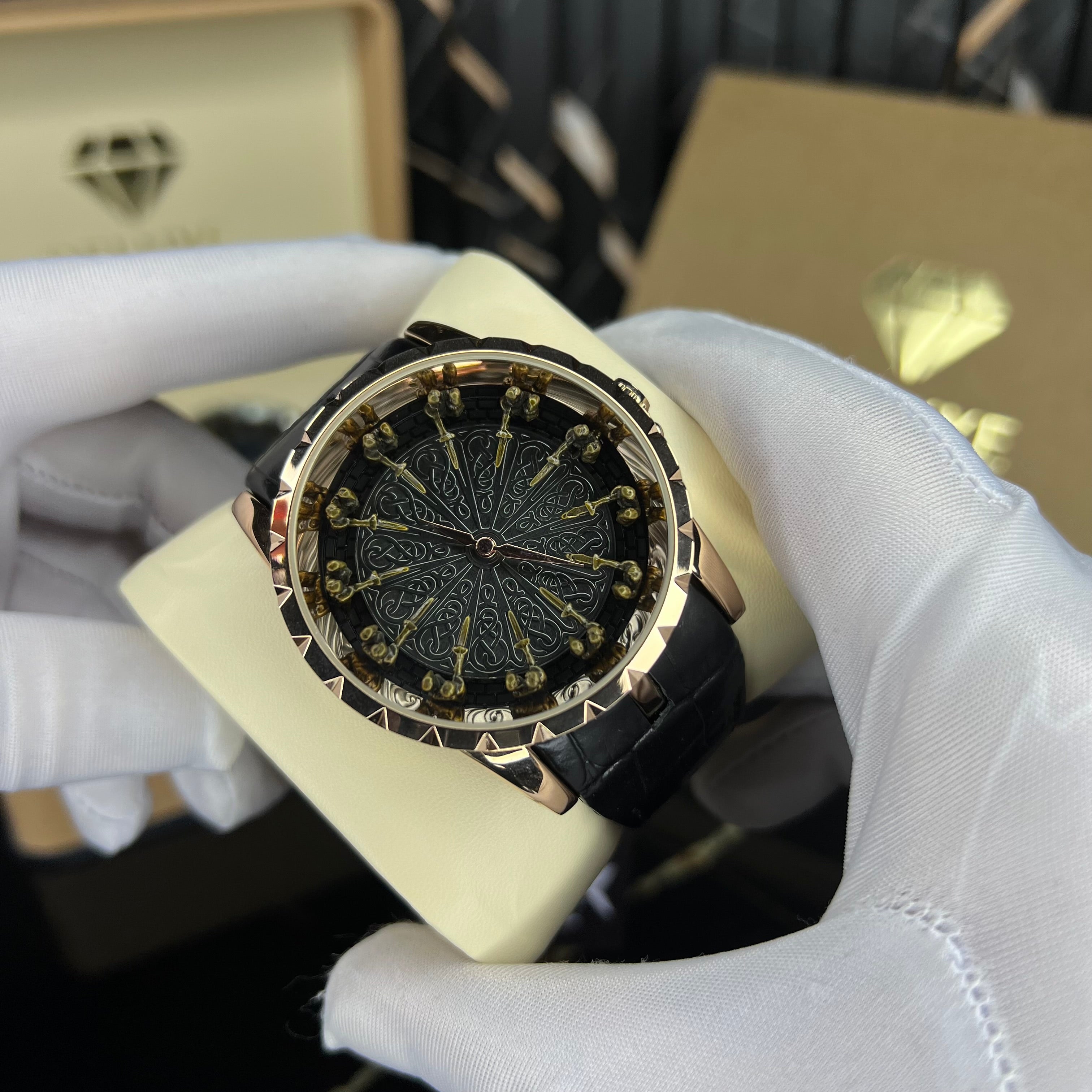 knights(rosegold black)
