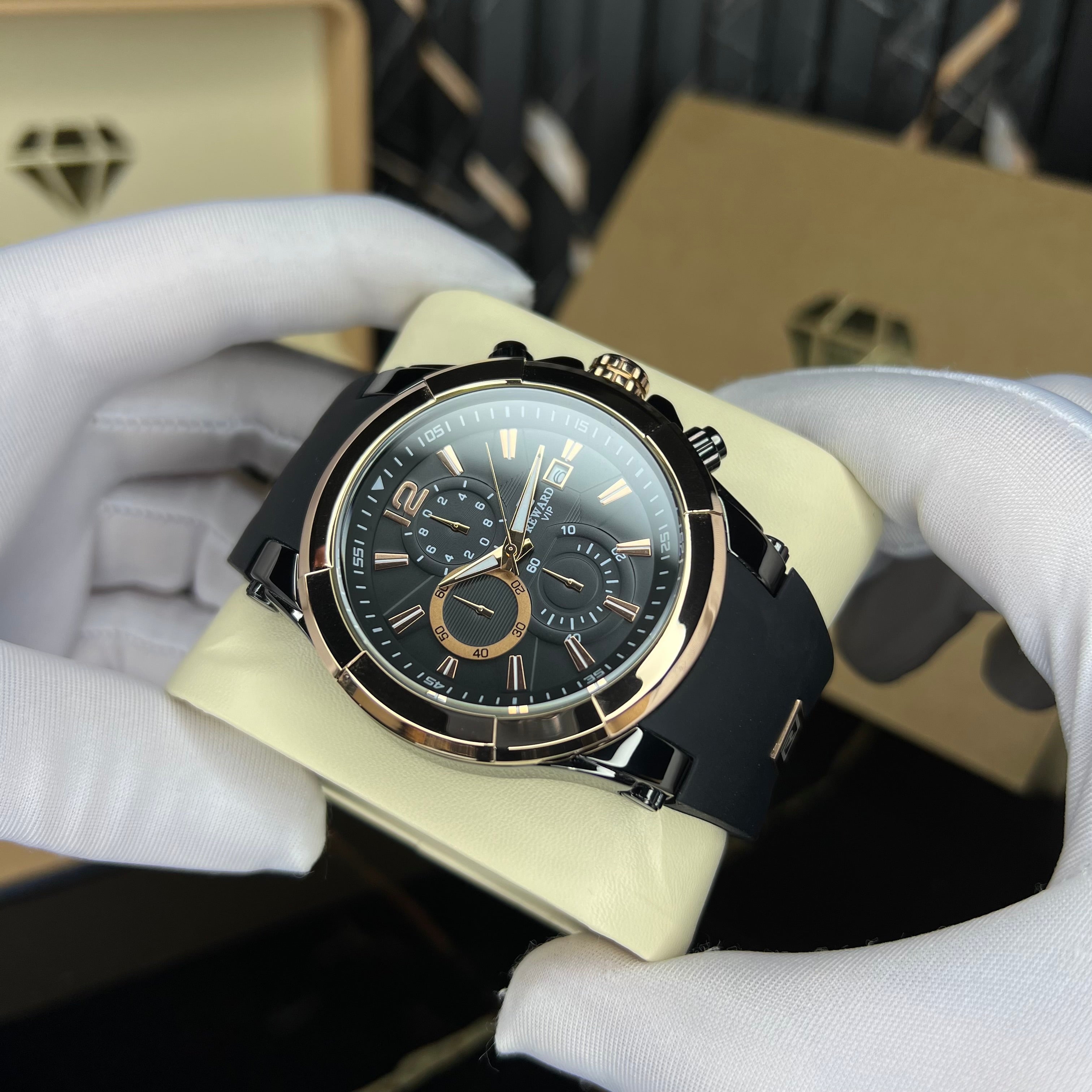 quadra(black rosegold)