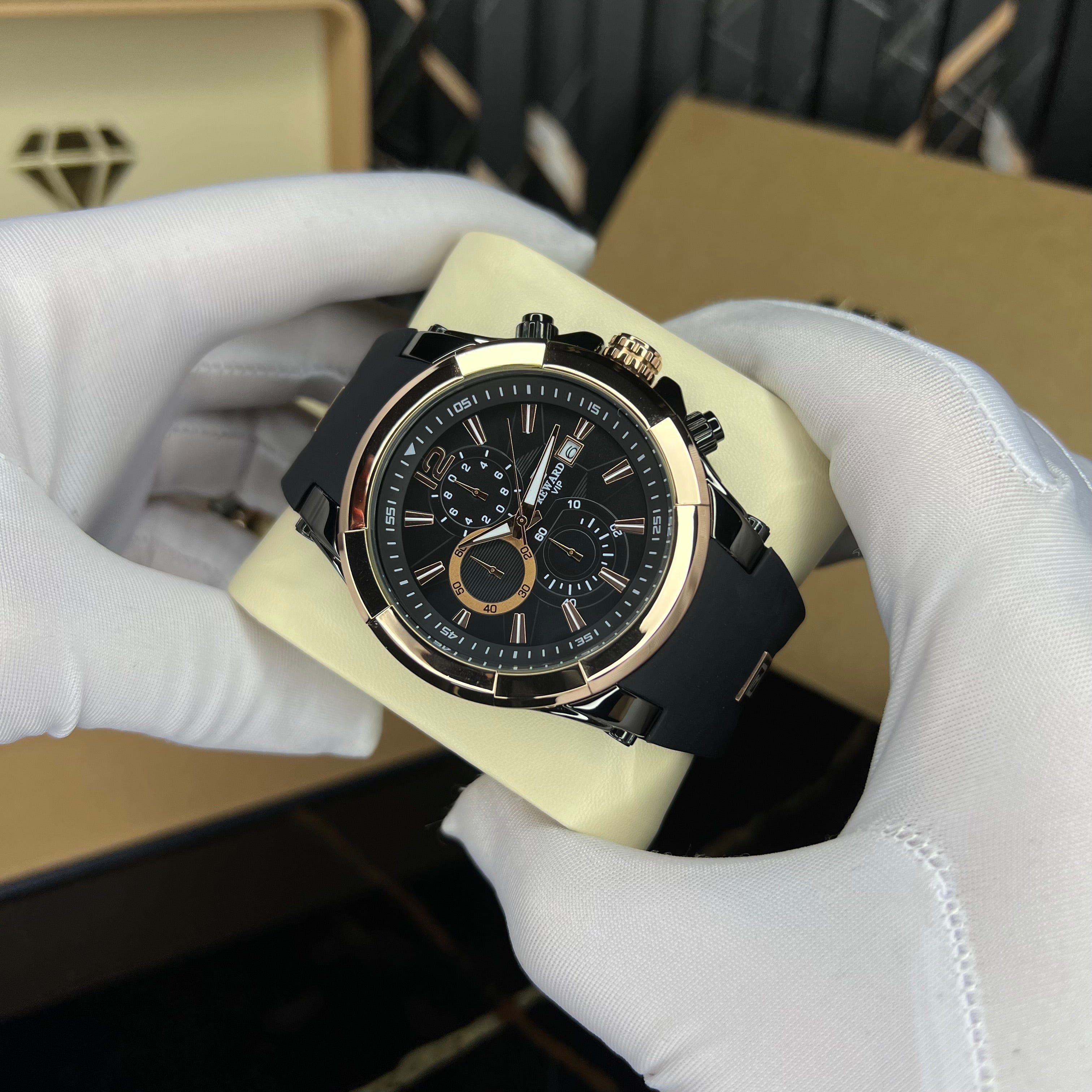 quadra(black rosegold)