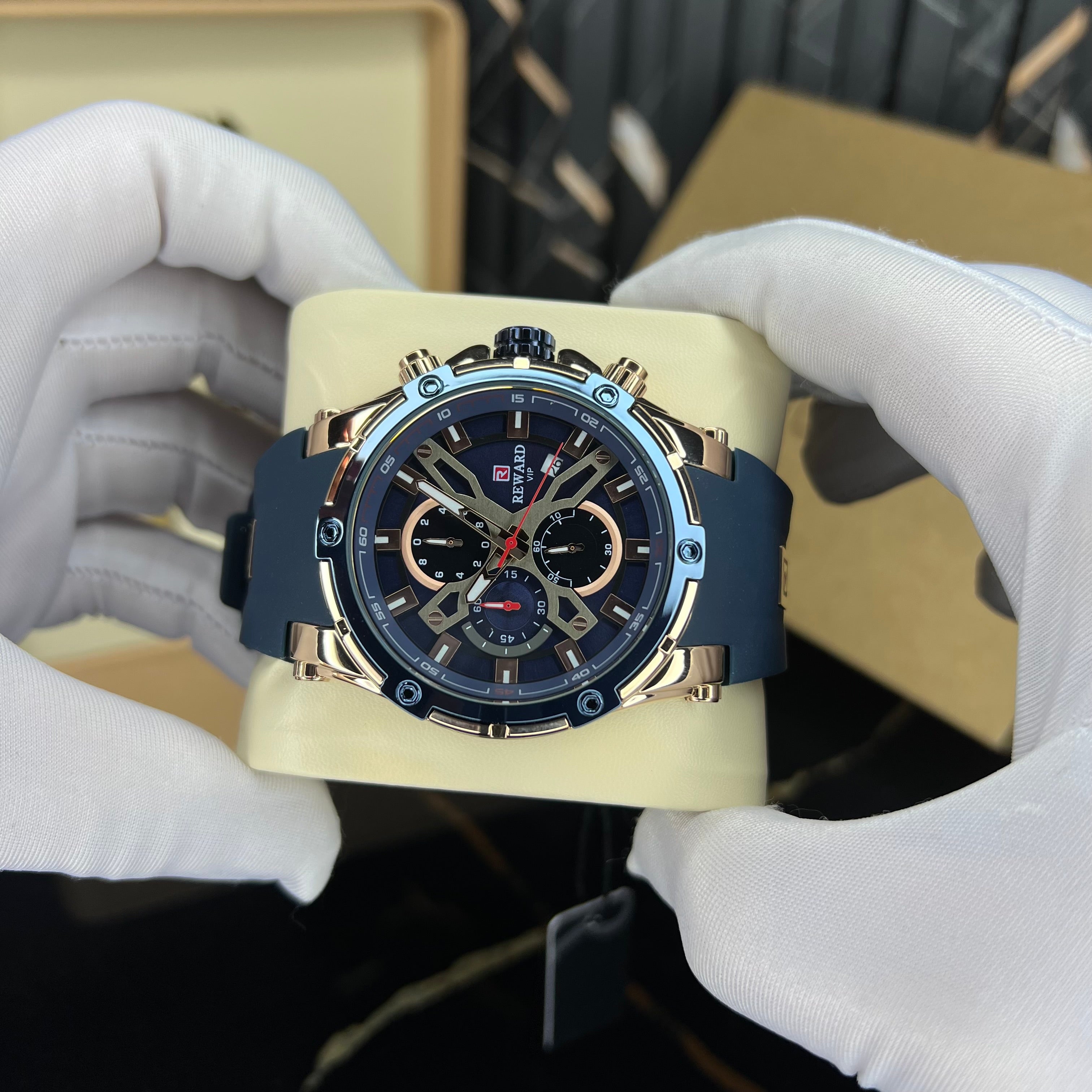 challenger(blue rosegold)