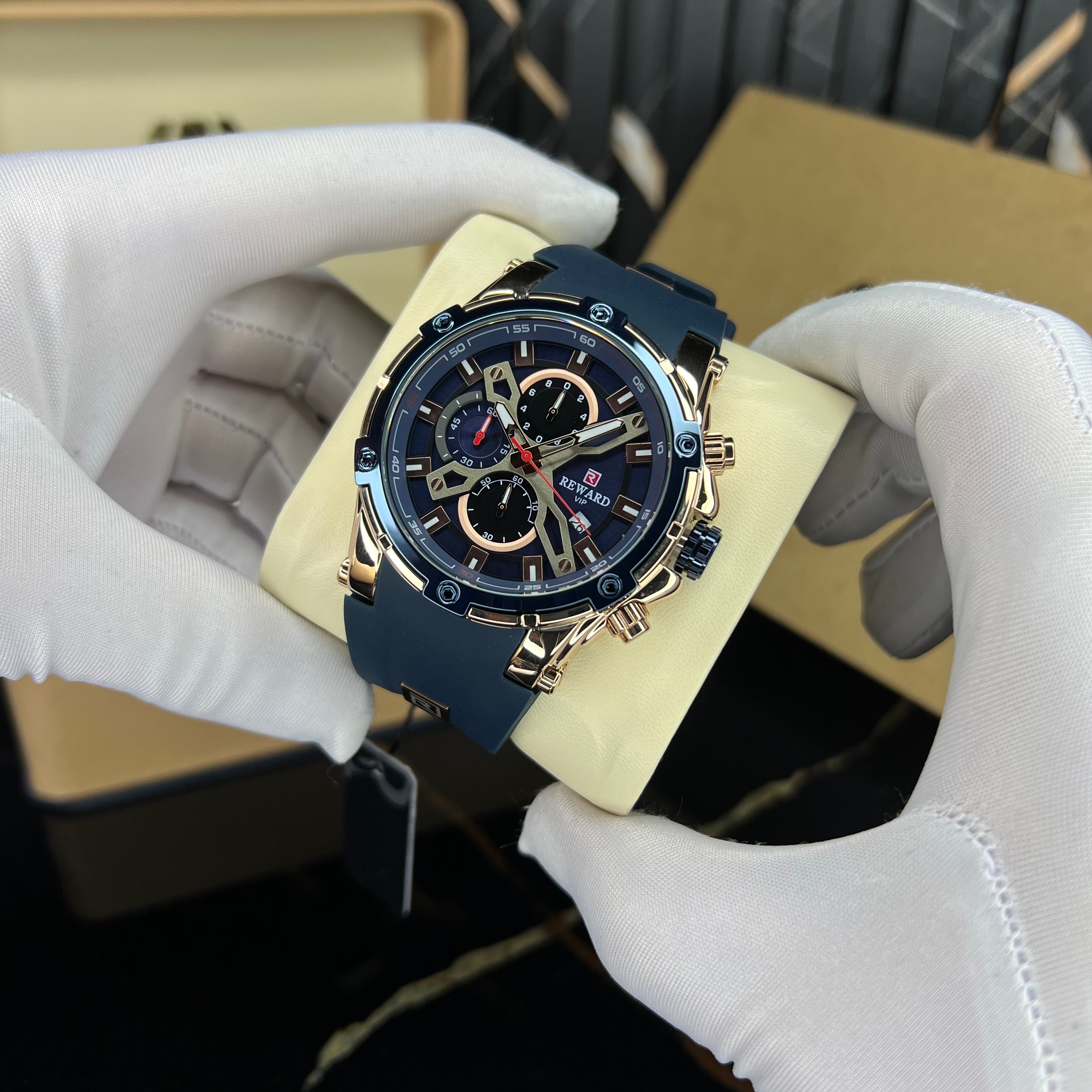 challenger(blue rosegold)