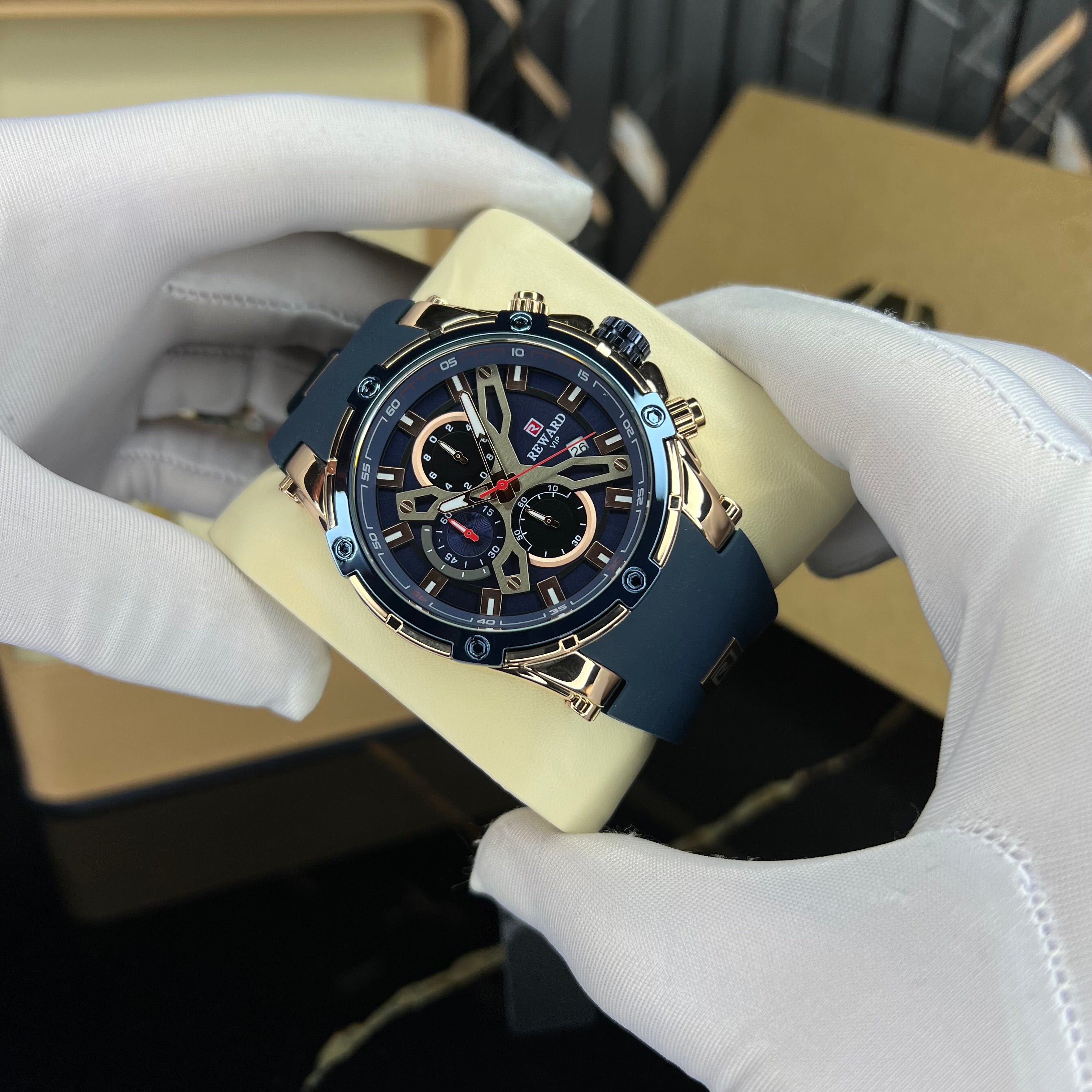 challenger(blue rosegold)