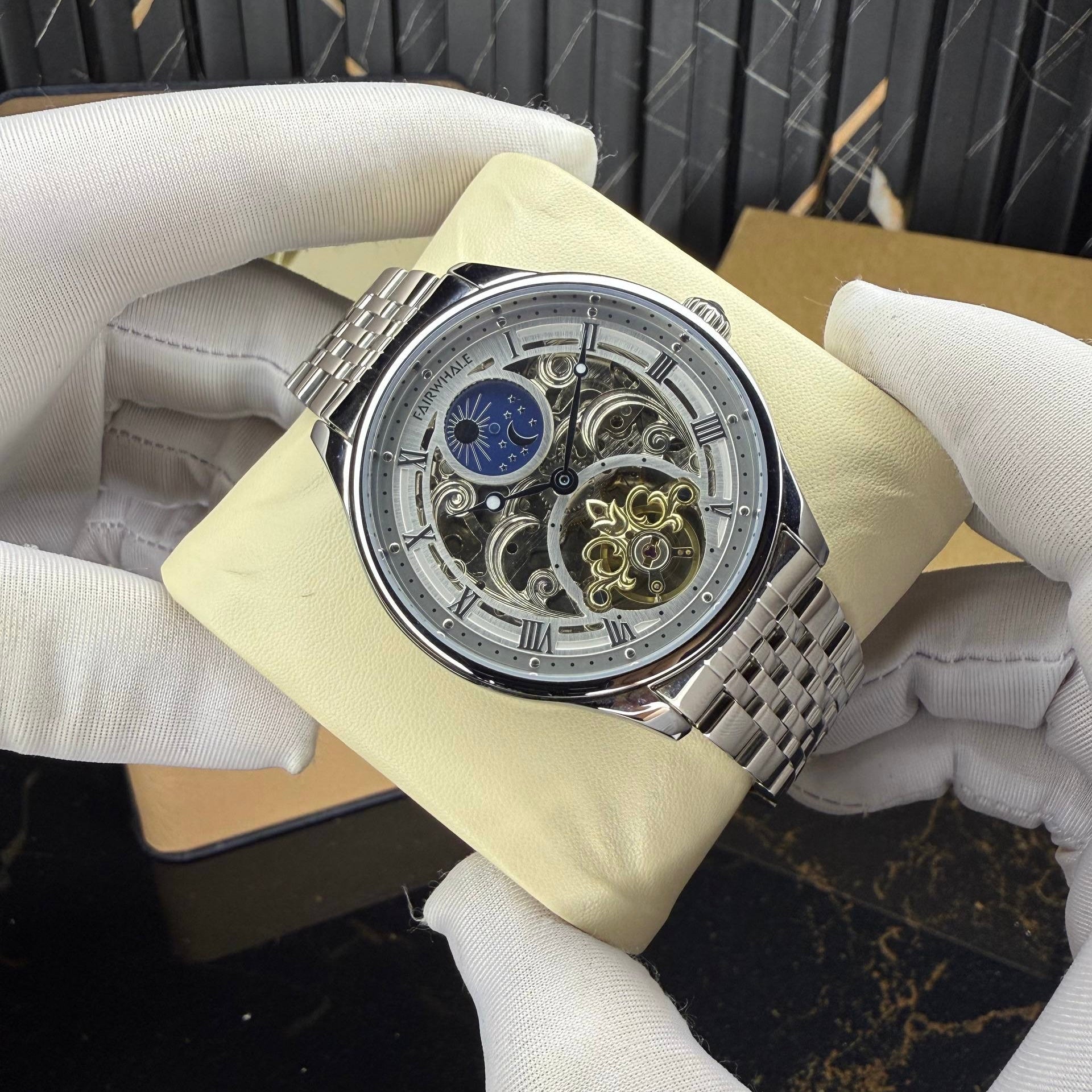 Heritage moonphase(silver)