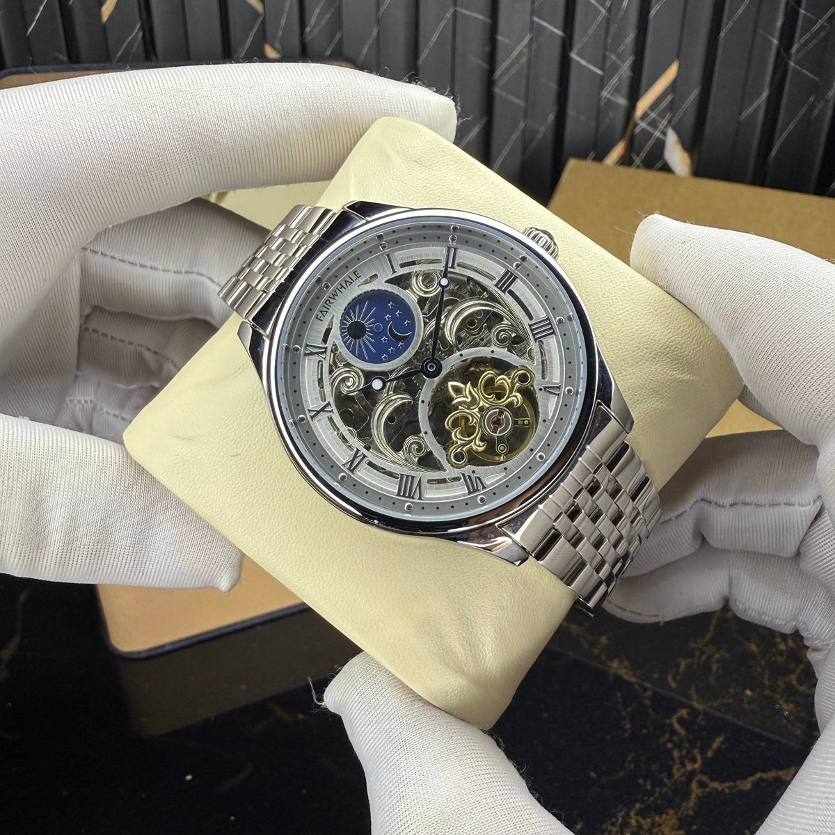 Heritage moonphase(silver)