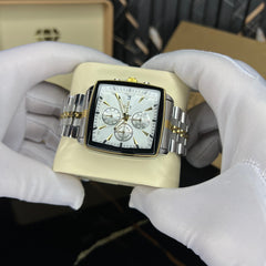 squareline chrono(silver gold)