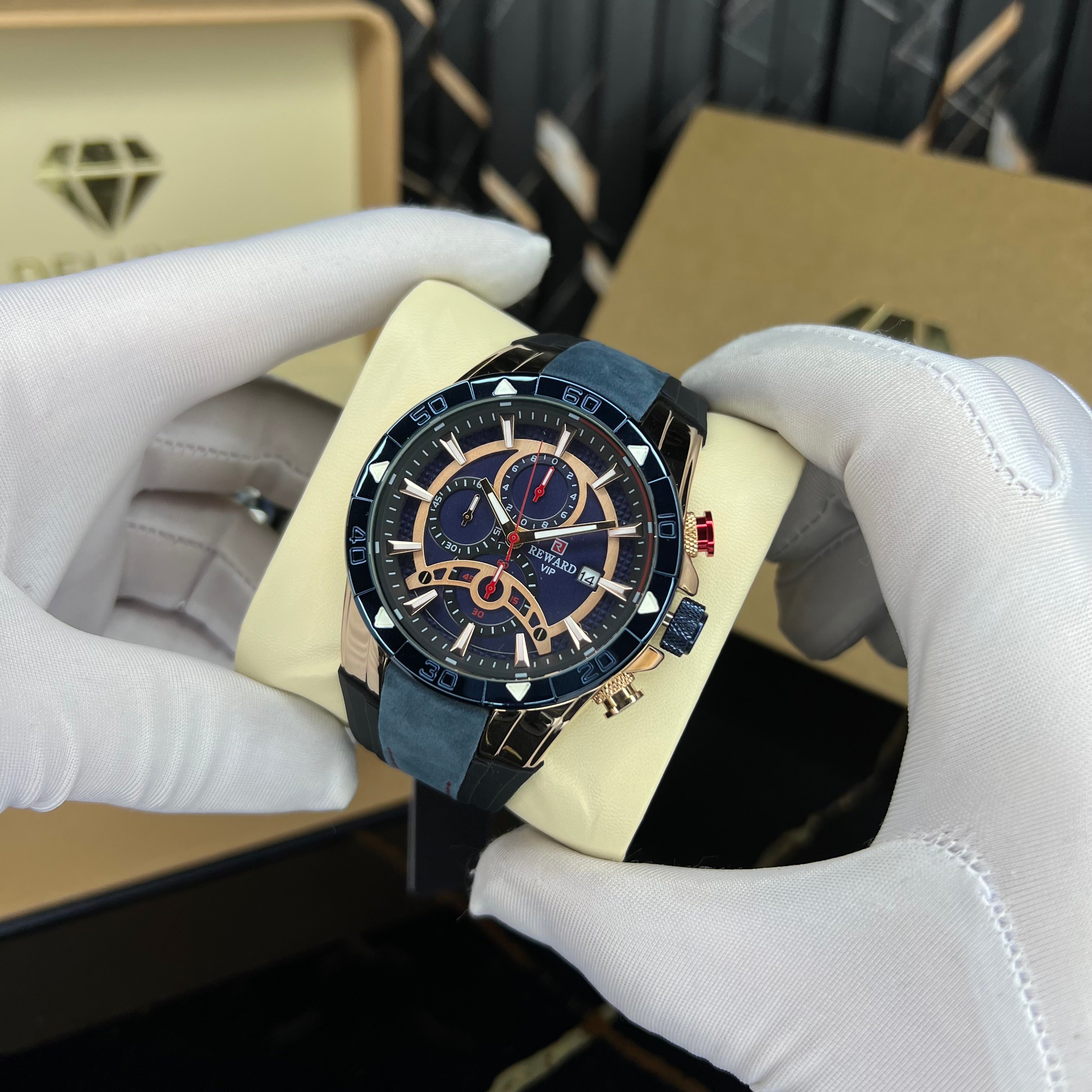 astrolabe(blue rosegold)