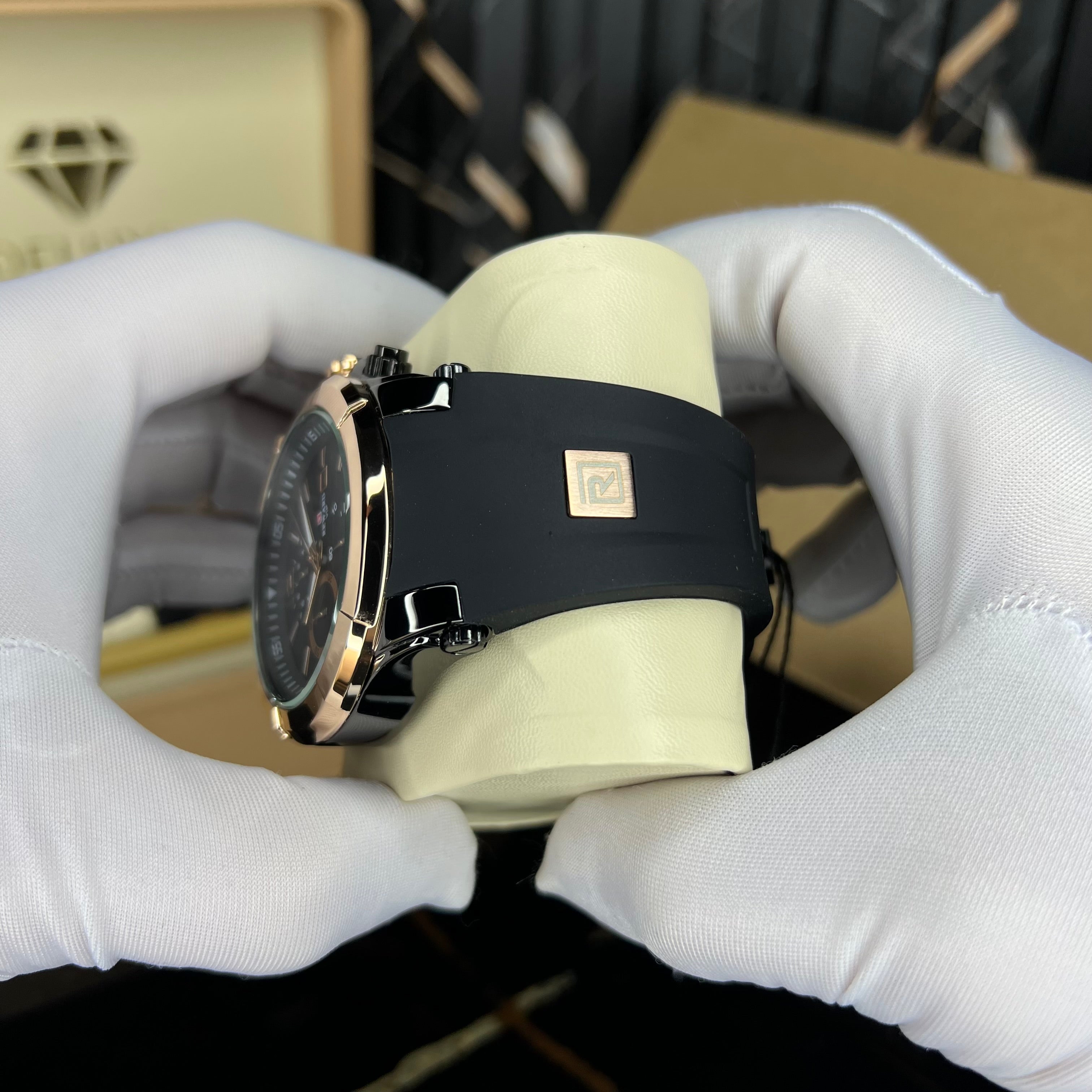 quadra(black rosegold)