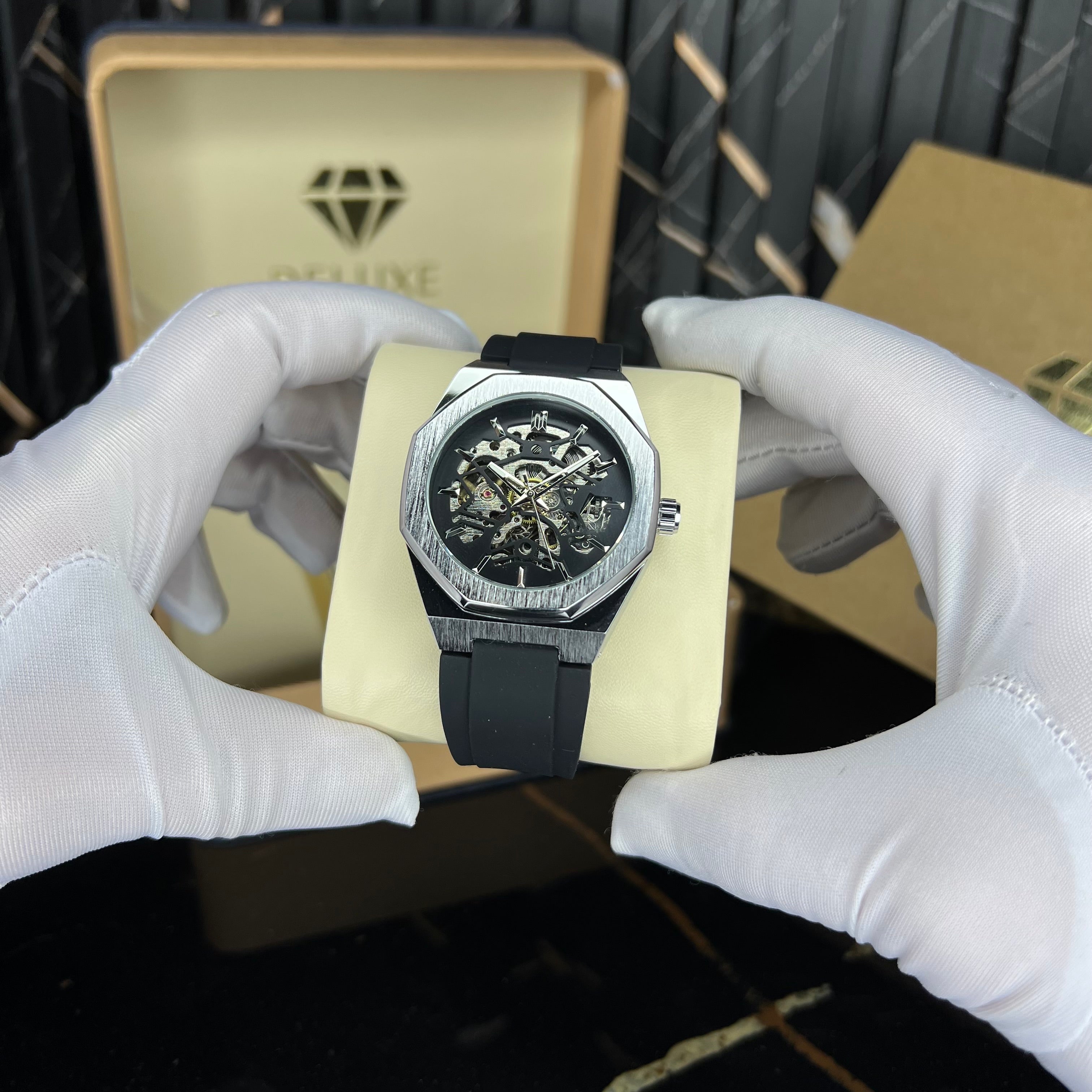 alertzy rubber(black silver)