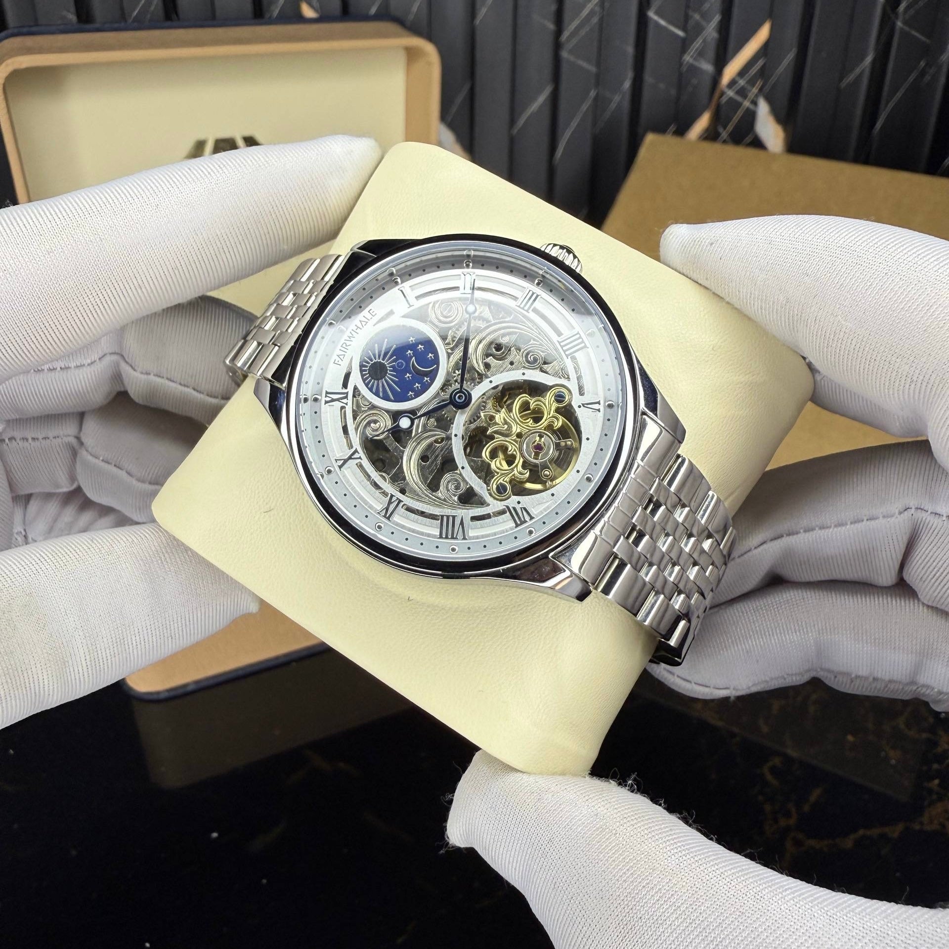 Heritage moonphase(silver)