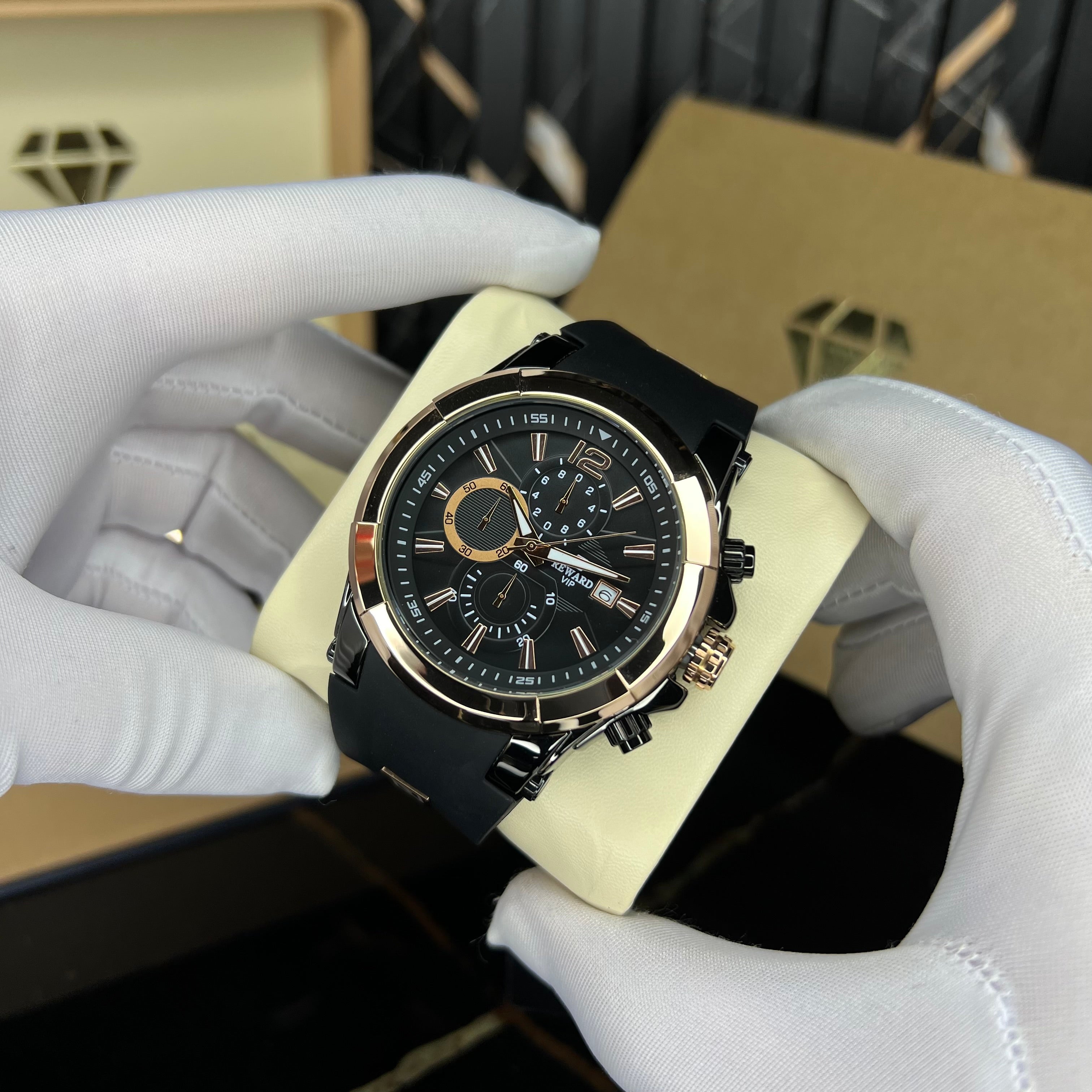quadra(black rosegold)