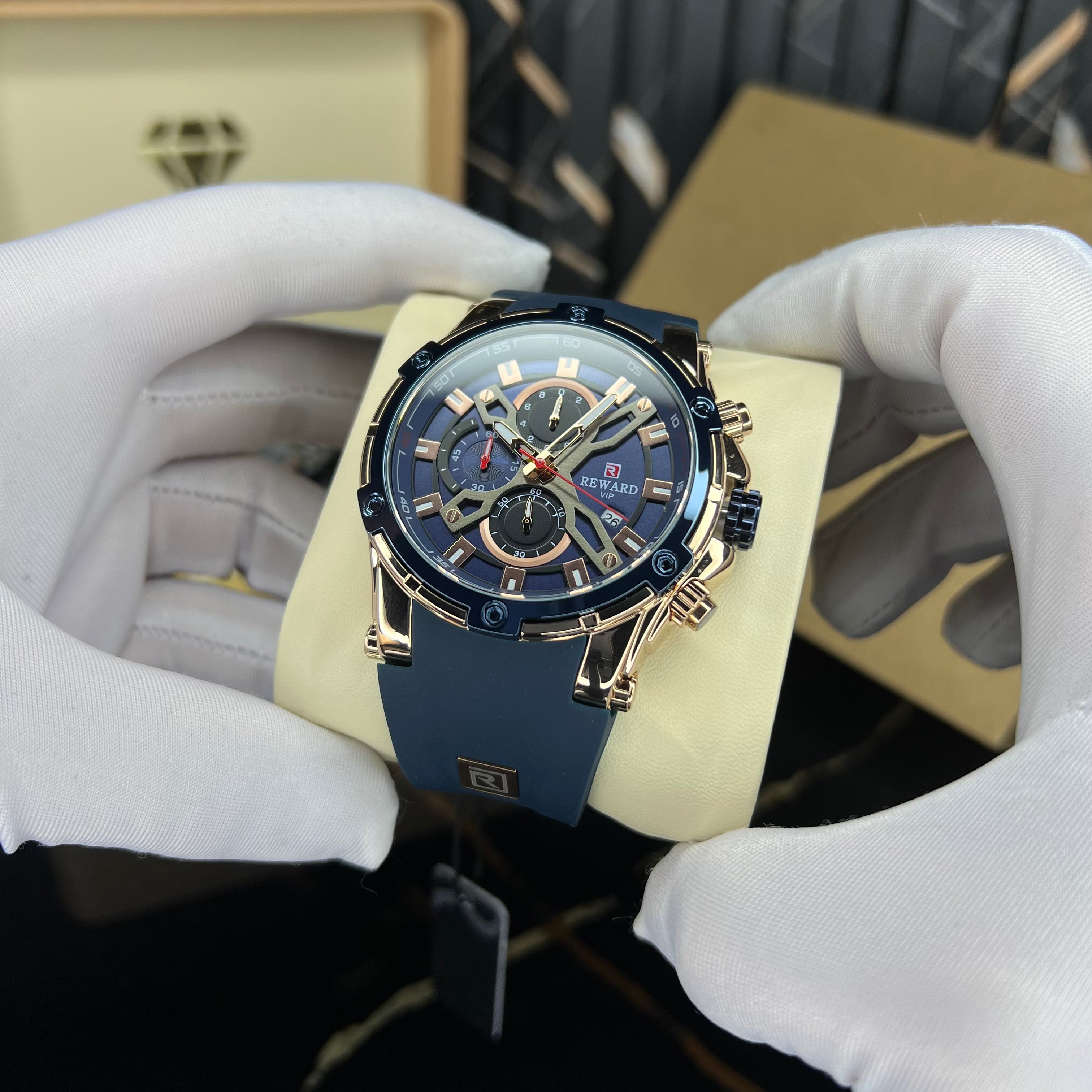 challenger(blue rosegold)